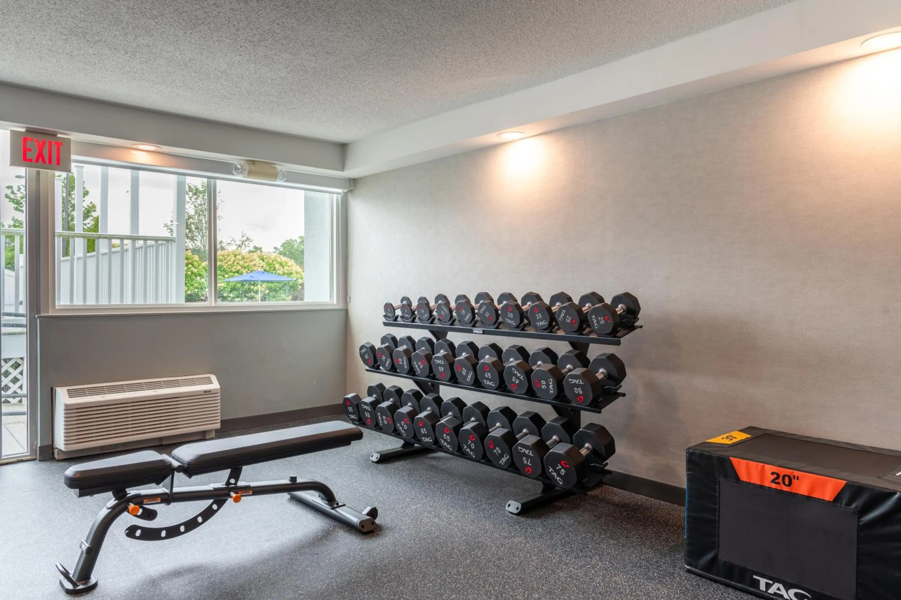 Fitness centre/facilities in Hampton Inn Manchester Downtown