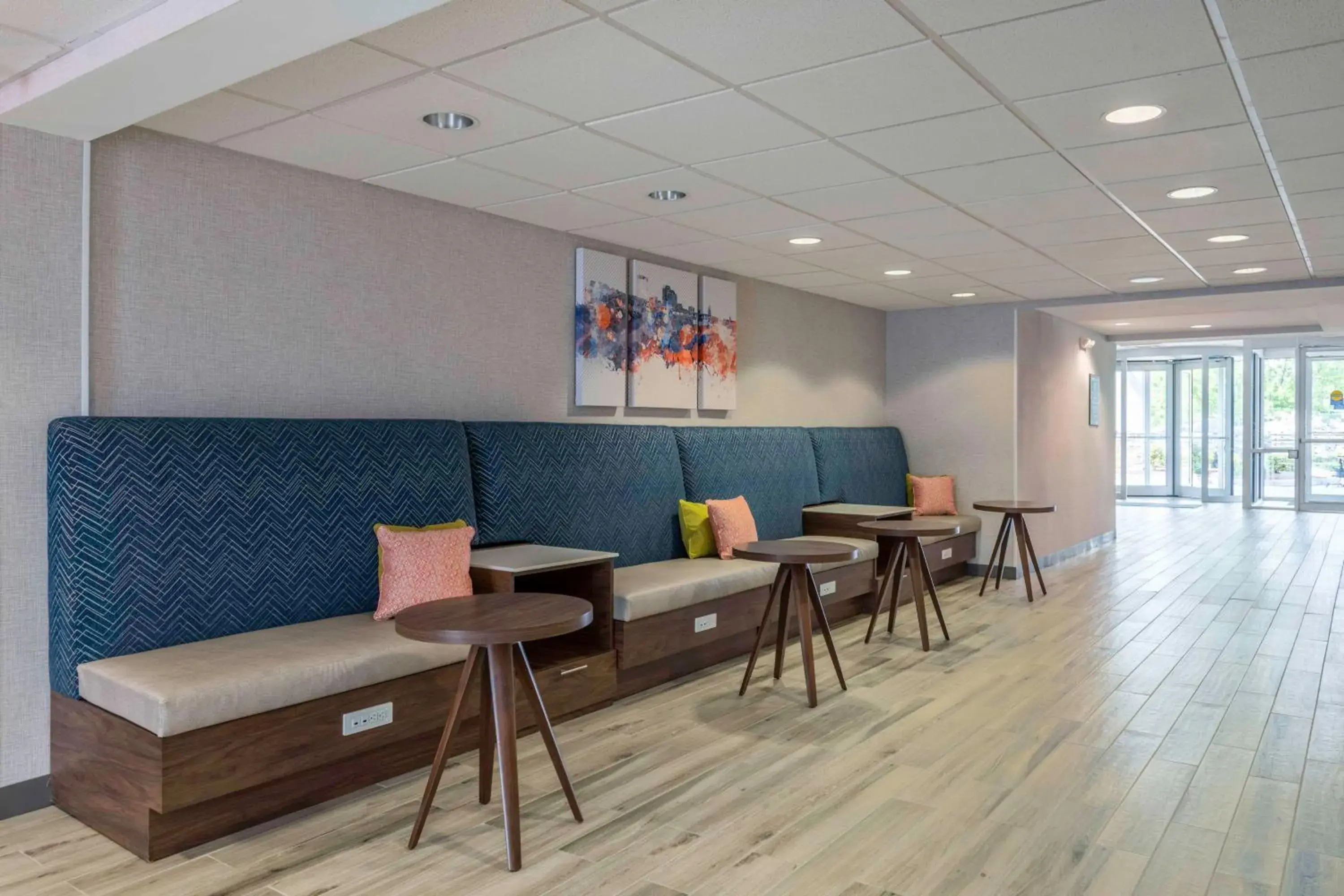 Lobby or reception in Hampton Inn Manchester Downtown Lobby or reception in Hampton Inn Manchester Downtown