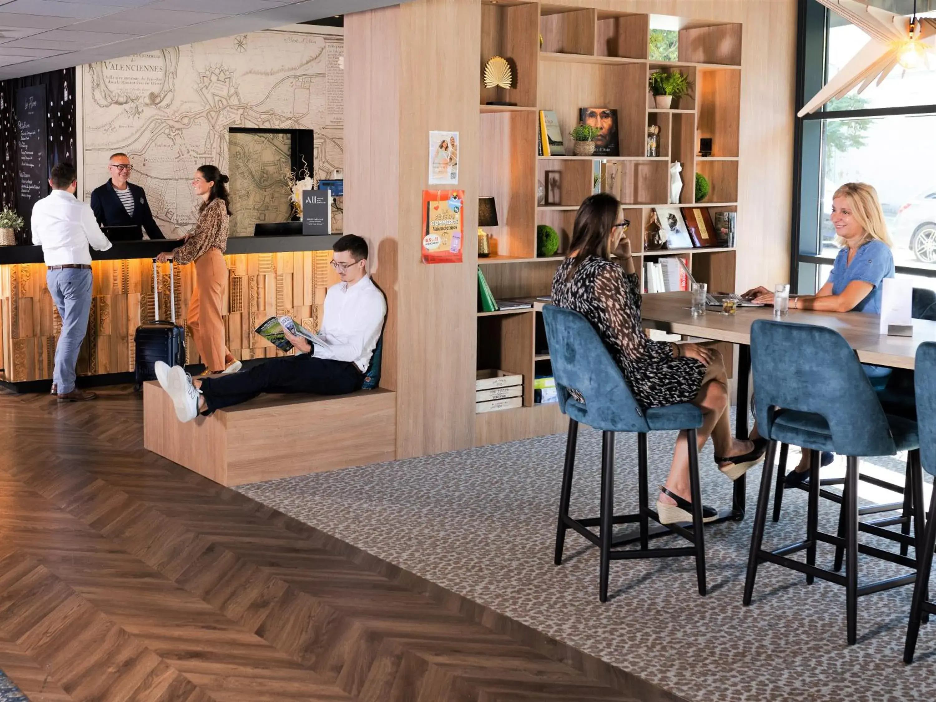 Lobby or reception in Mercure Valenciennes Centre Lobby or reception in Mercure Valenciennes Centre