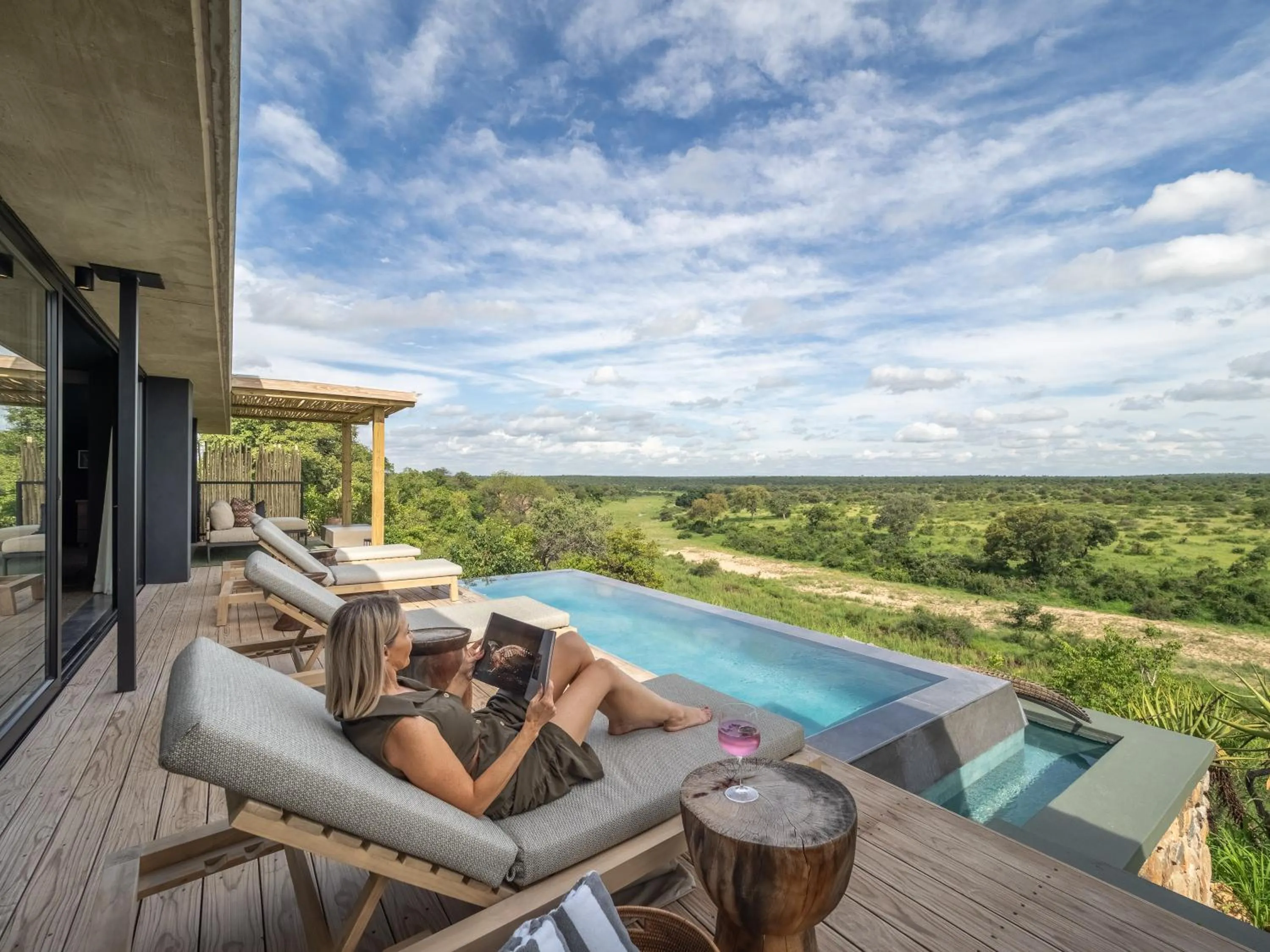 Swimming pool in Klaserie Drift Misava