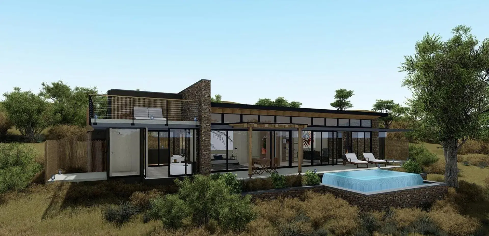 River View Villa with Plunge Pool in Klaserie Drift River View Villa with Plunge Pool in Klaserie Drift