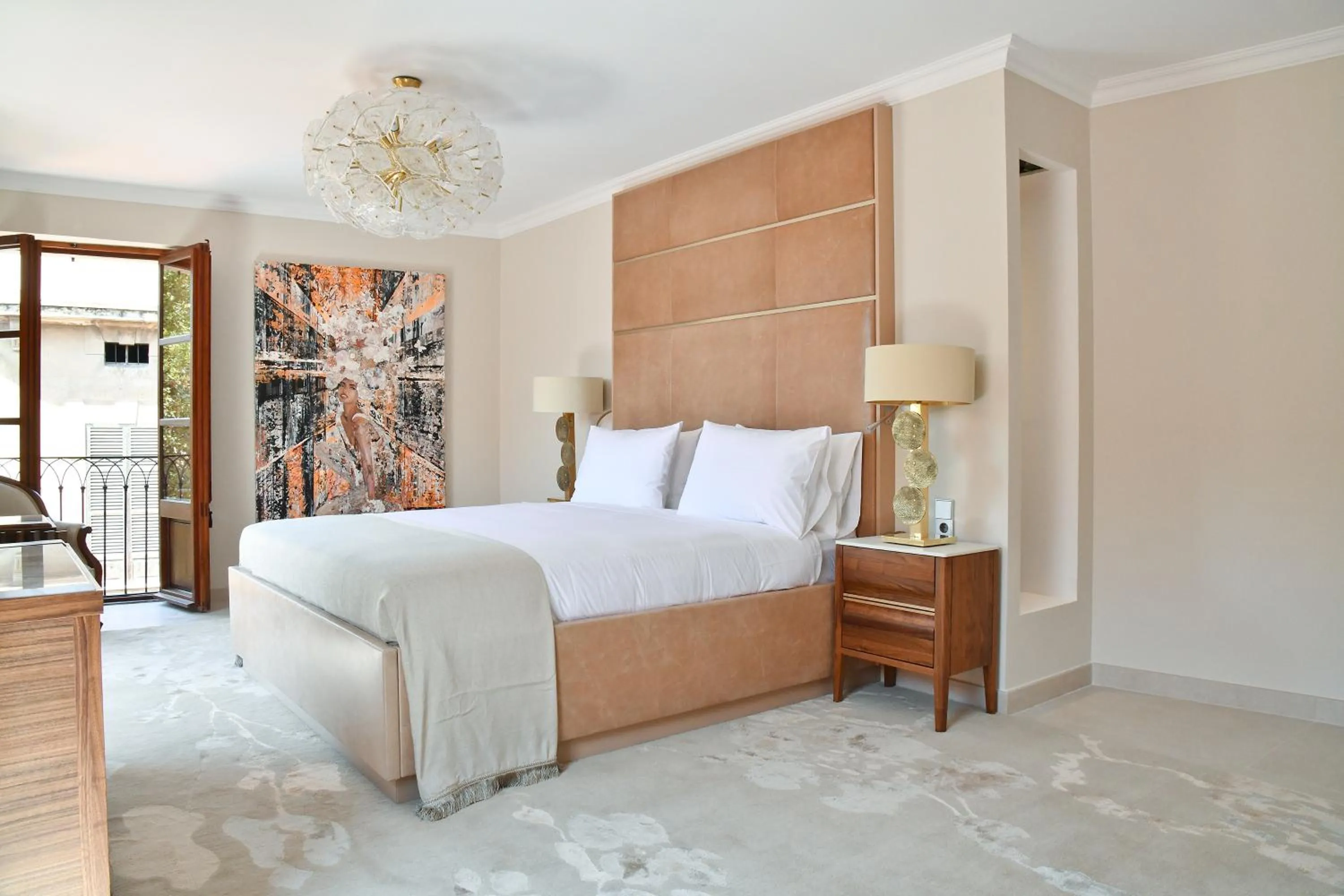 Bedroom, Bed in Palacio Can Marqués by Puro