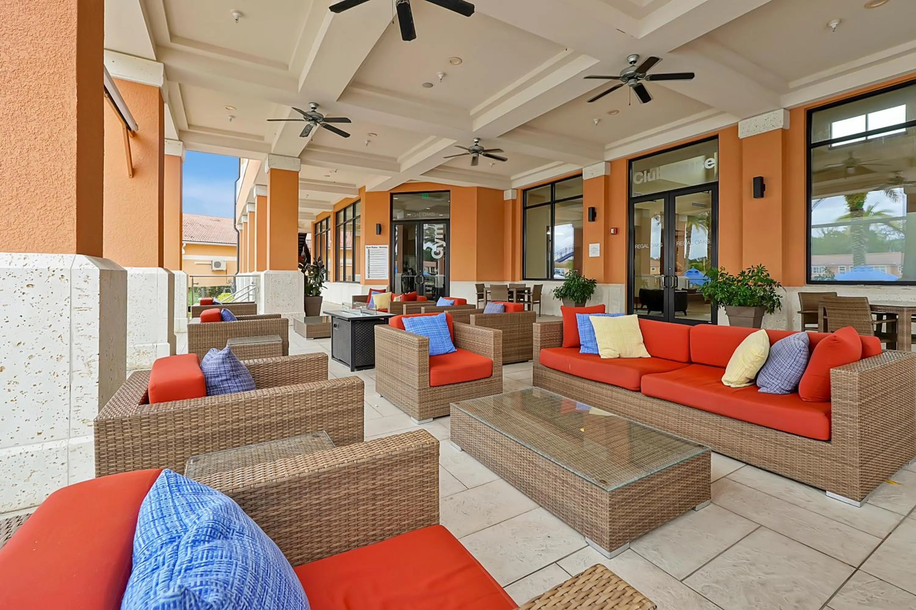 Patio in Regal Oaks A Clc World Resort - Kissimmee