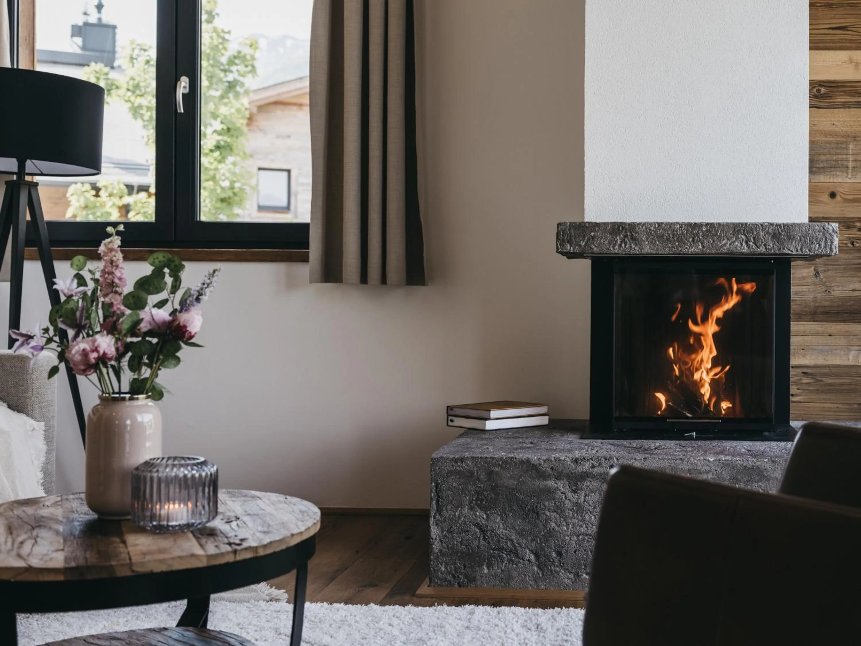 Living room in VAYA Fieberbrunn