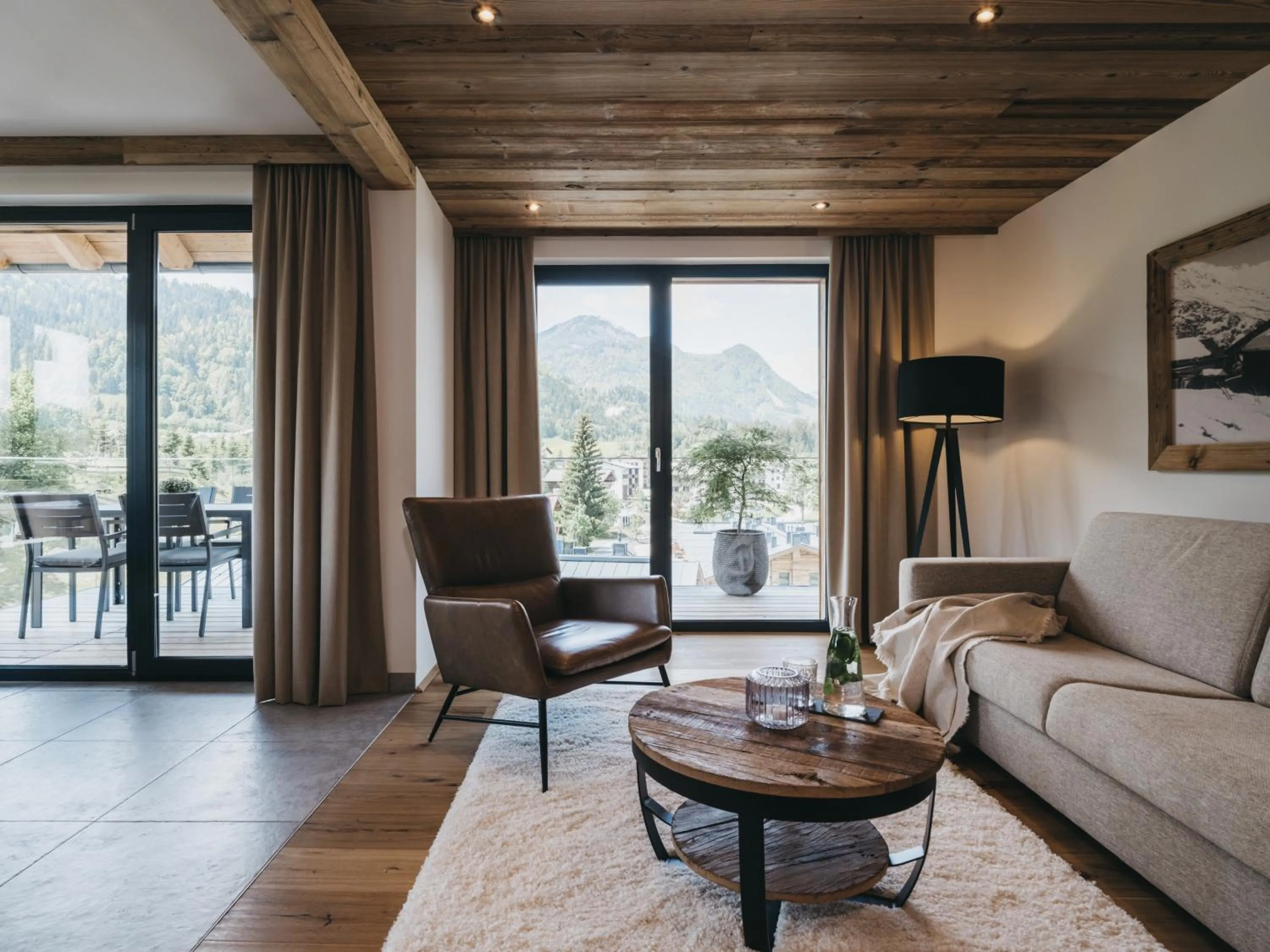 Living room in VAYA Fieberbrunn