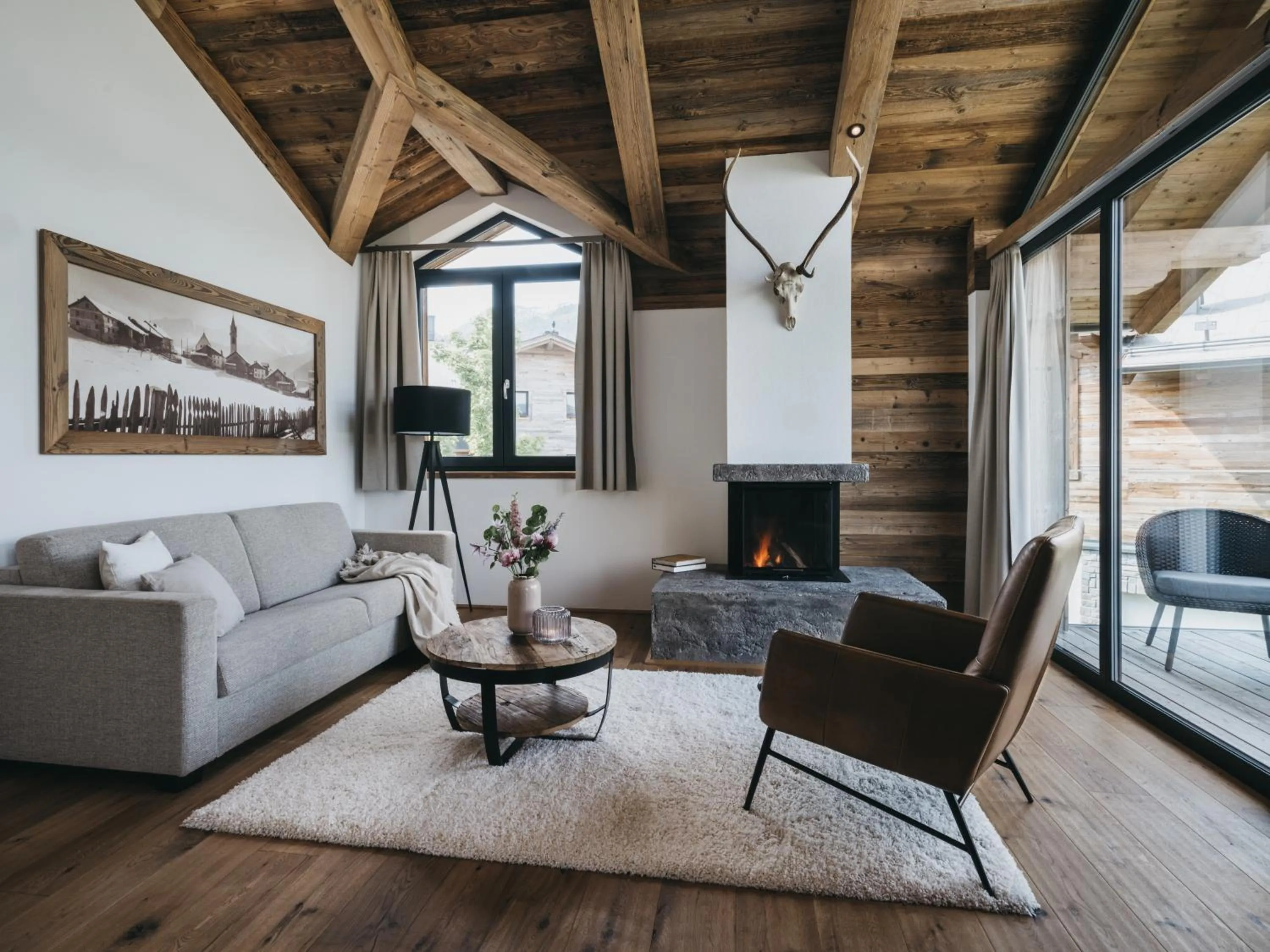 Living room in VAYA Fieberbrunn