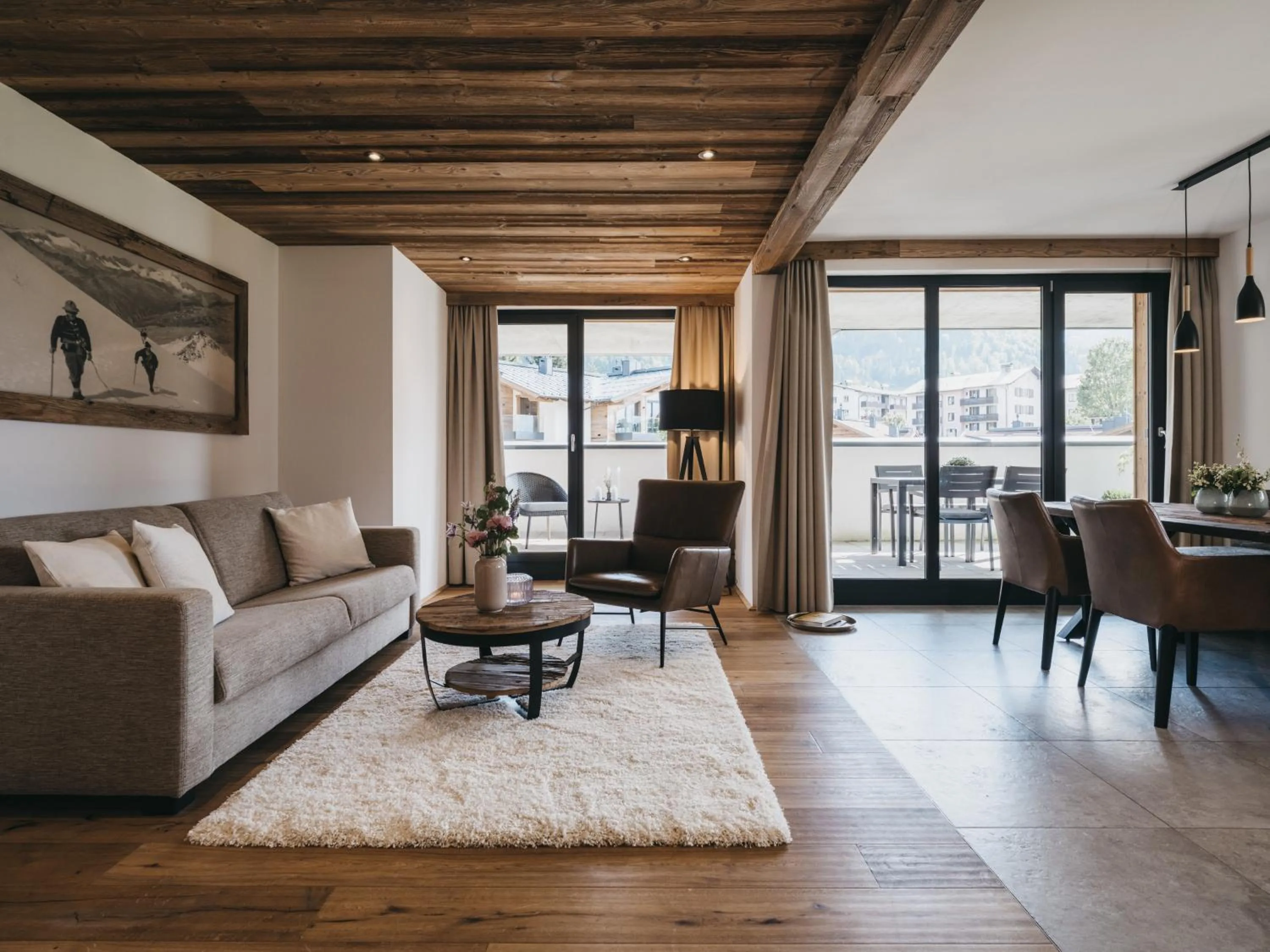 Living room in VAYA Fieberbrunn