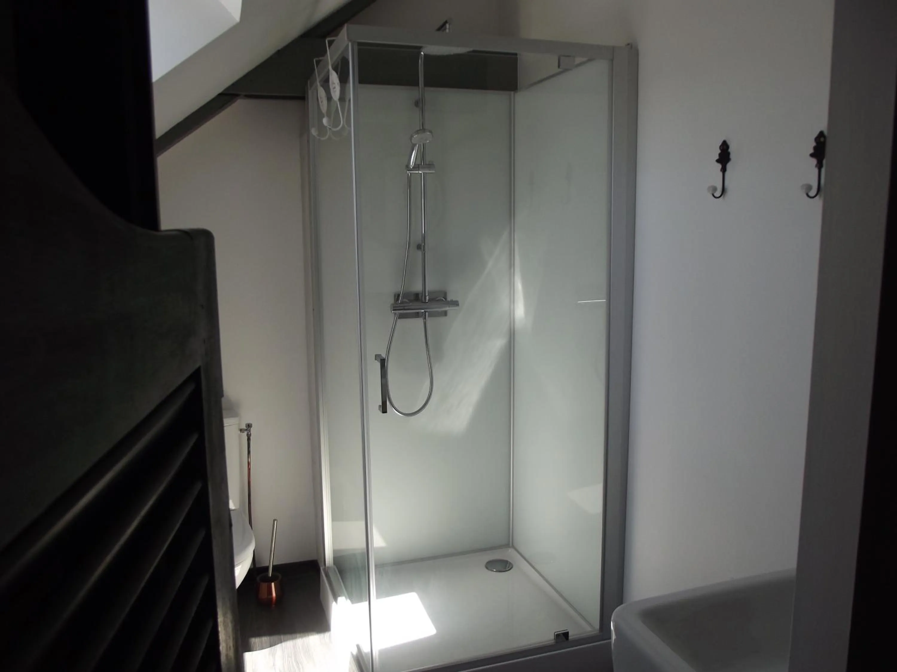 Shower in Il était une fois Brocéliande