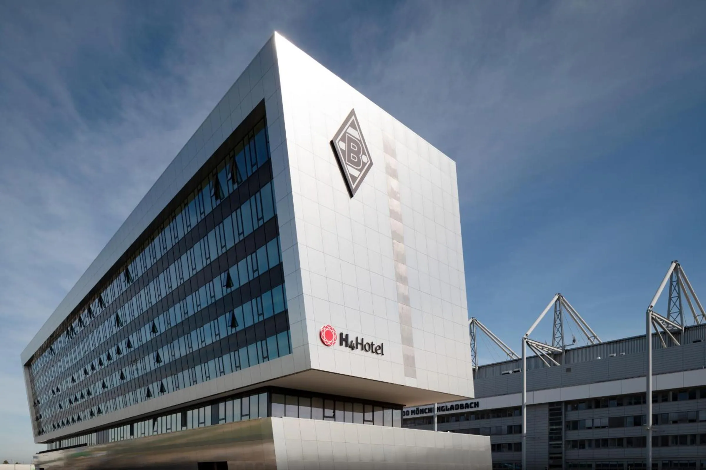 Property building in H4 Hotel Mönchengladbach im BORUSSIA-PARK