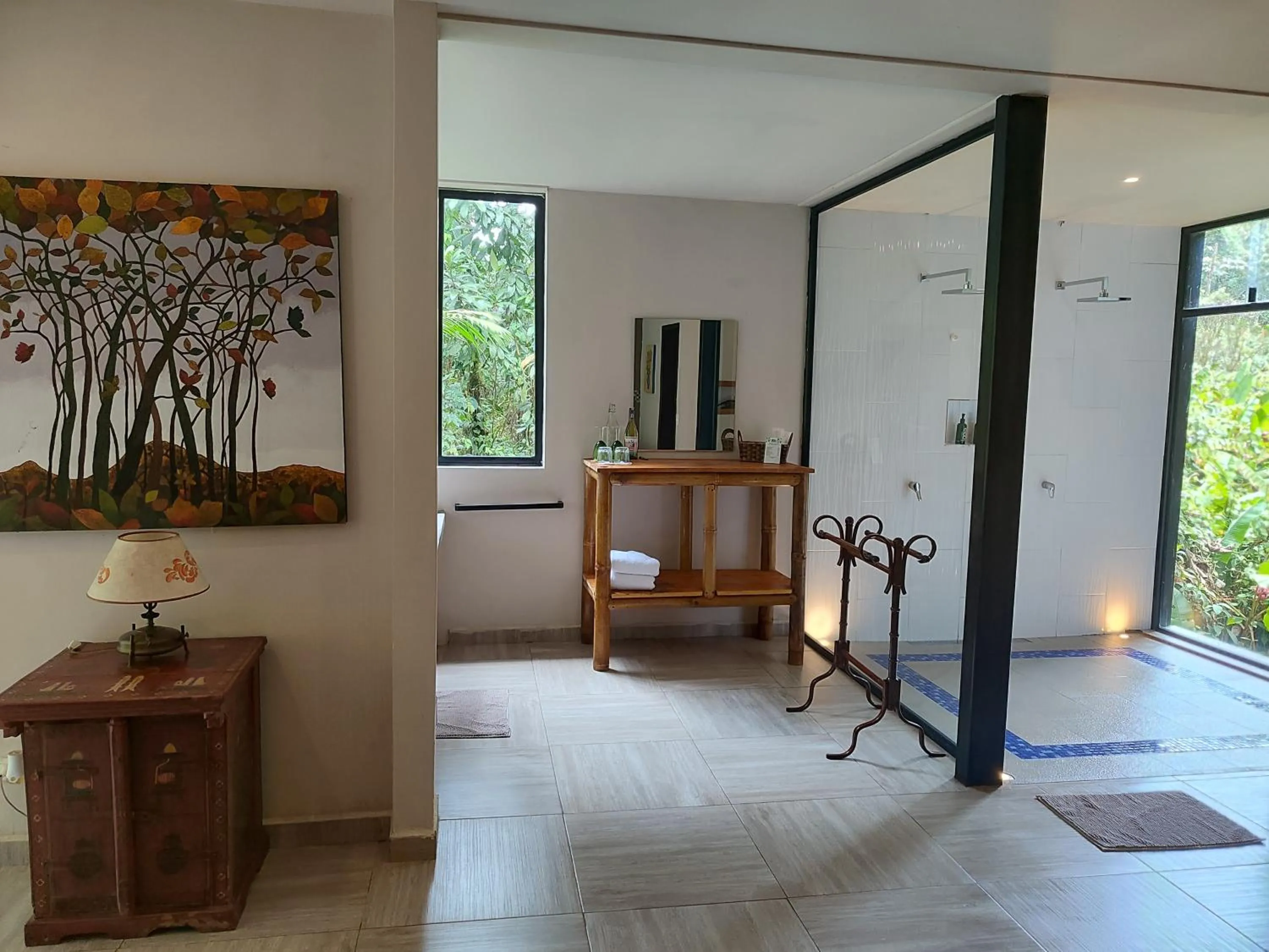 Shower in Mindo Garden Lodge and Wildlife Reserve