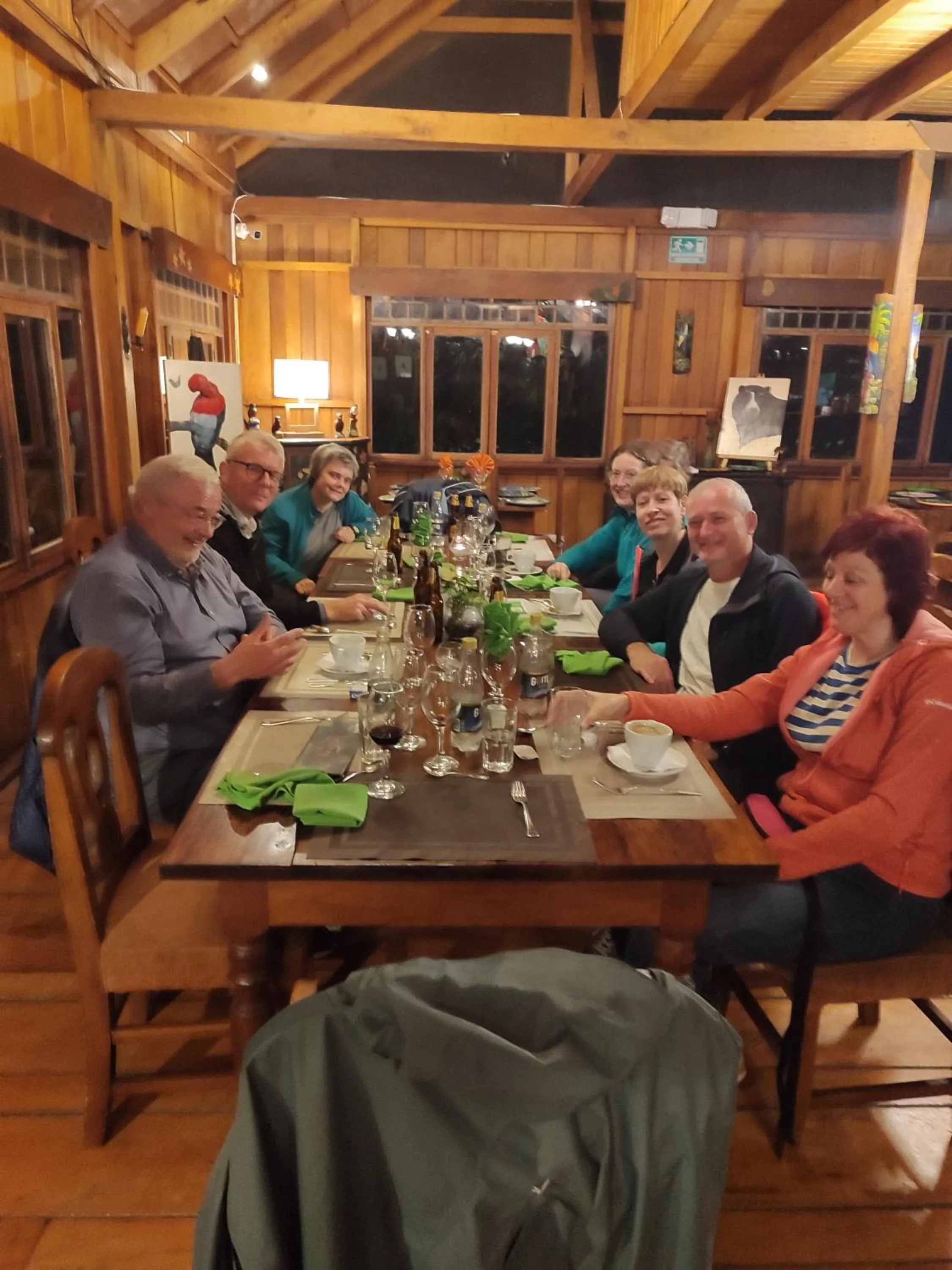 People in Mindo Garden Lodge and Wildlife Reserve