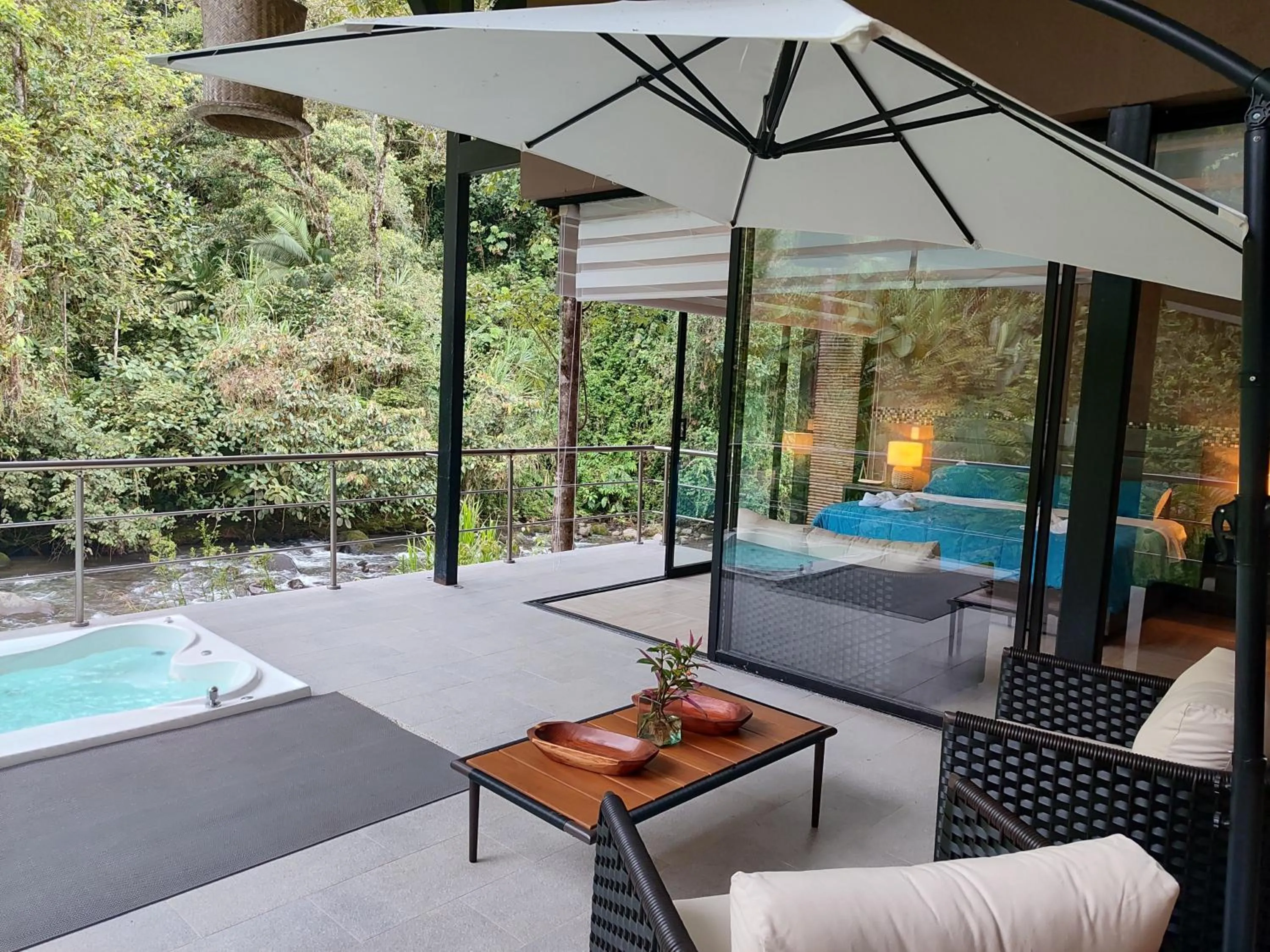 Natural landscape in Mindo Garden Lodge and Wildlife Reserve