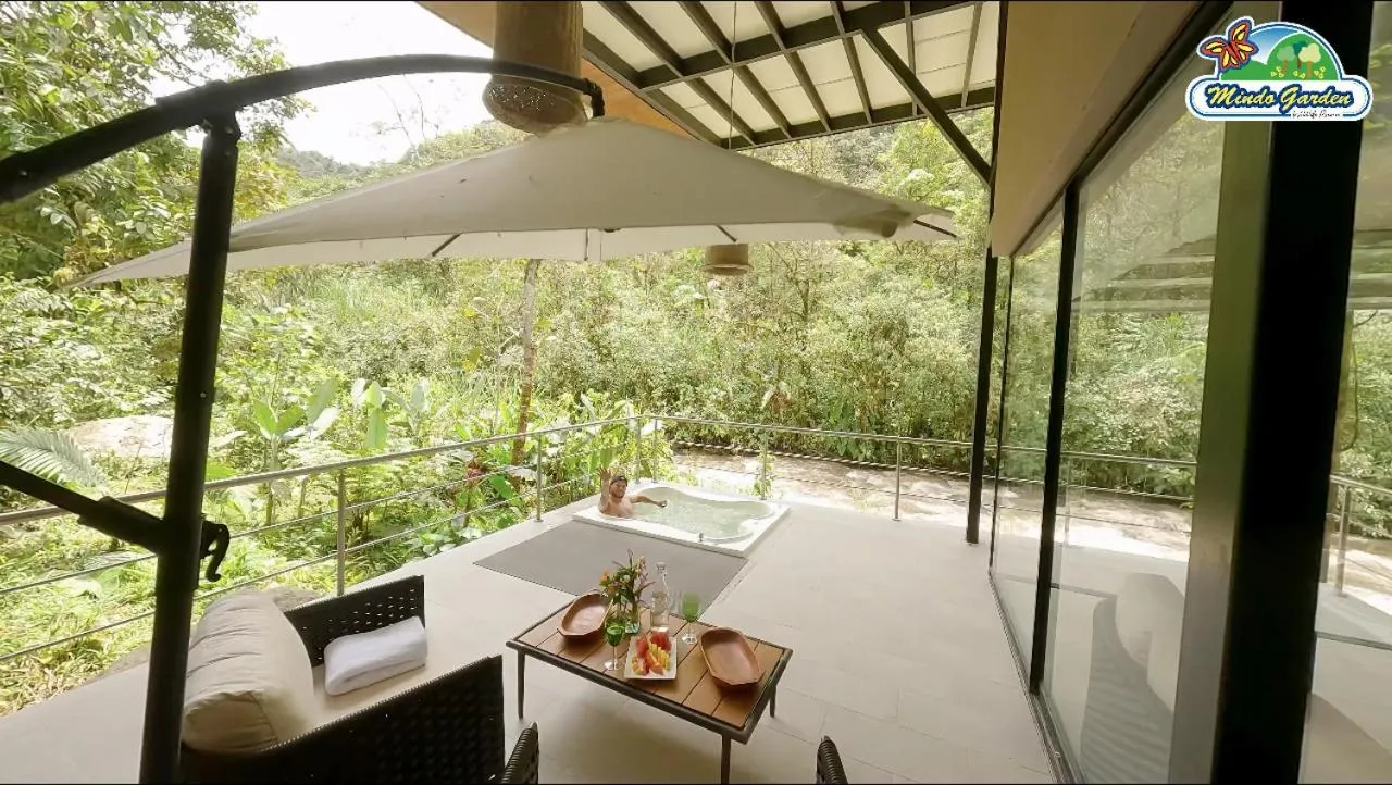 Garden in Mindo Garden Lodge and Wildlife Reserve