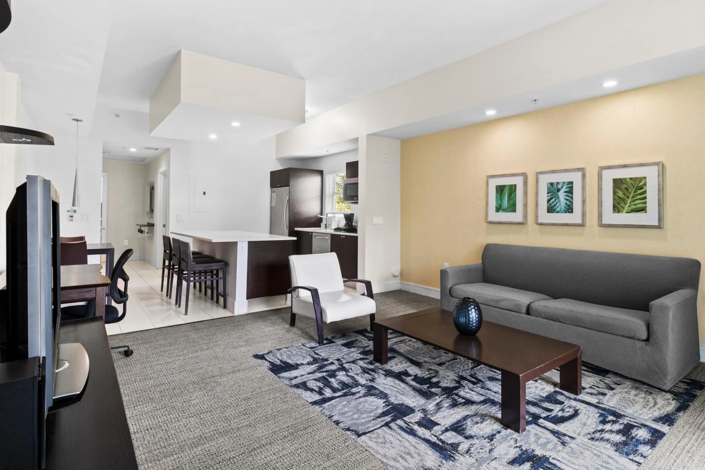 Living room in Provident Doral At The Blue