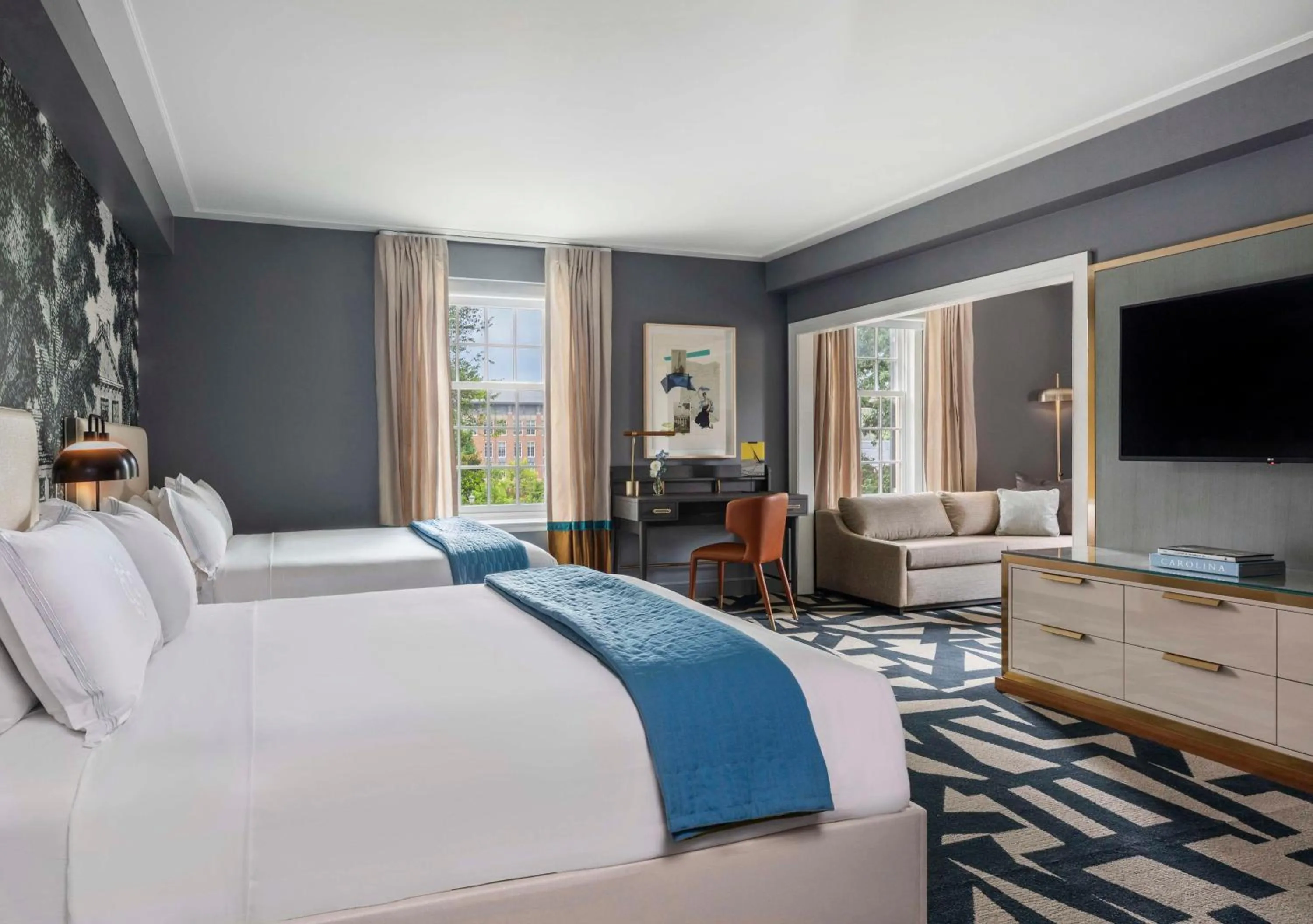 Bedroom, Bed in The Carolina Inn, a Destination by Hyatt Hotel