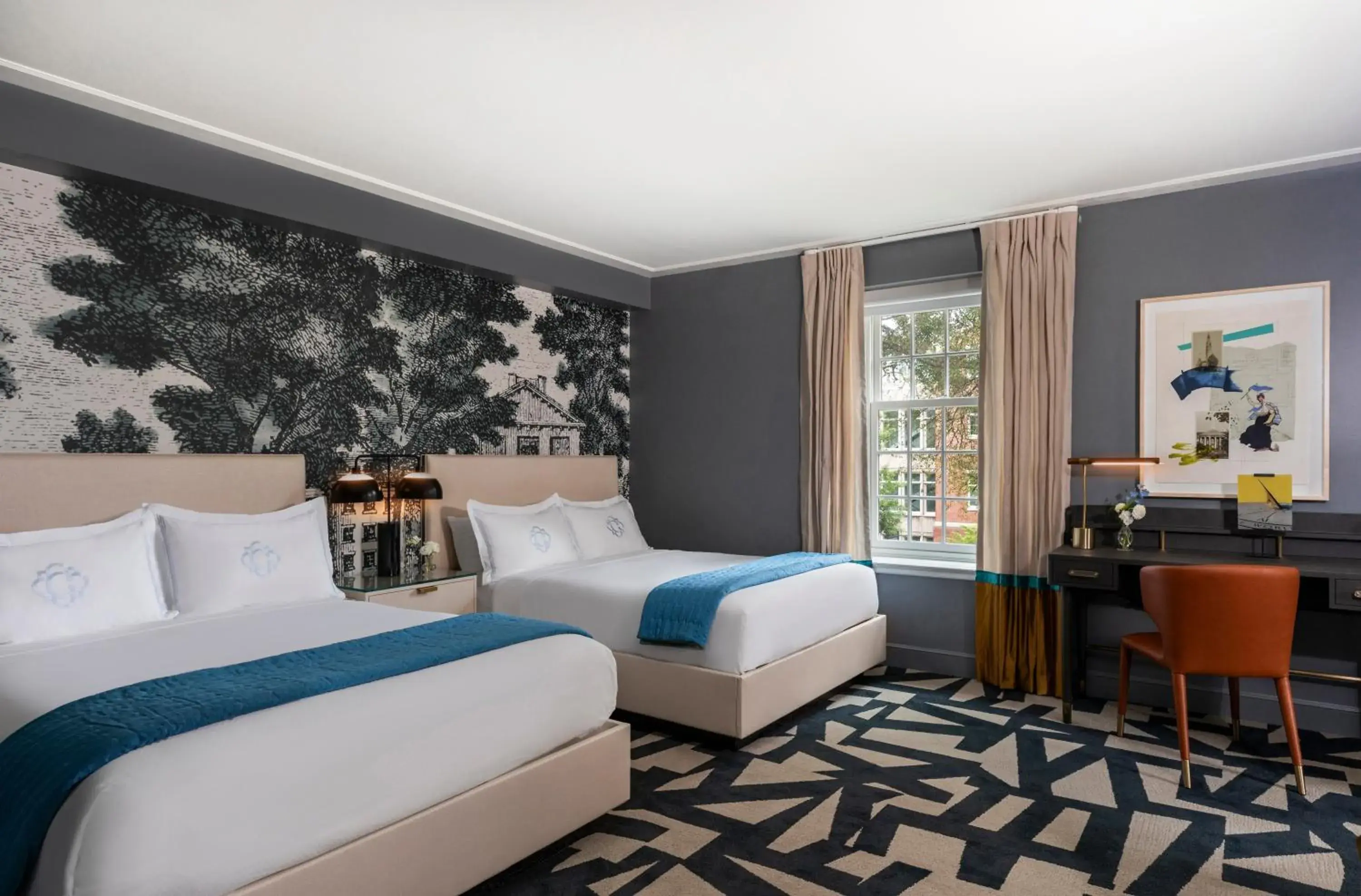 Premium Queen Room with Two Queen Beds and Accessible Shower in The Carolina Inn, a Destination by Hyatt Hotel Premium Queen Room with Two Queen Beds and Accessible Shower in The Carolina Inn, a Destination by Hyatt Hotel