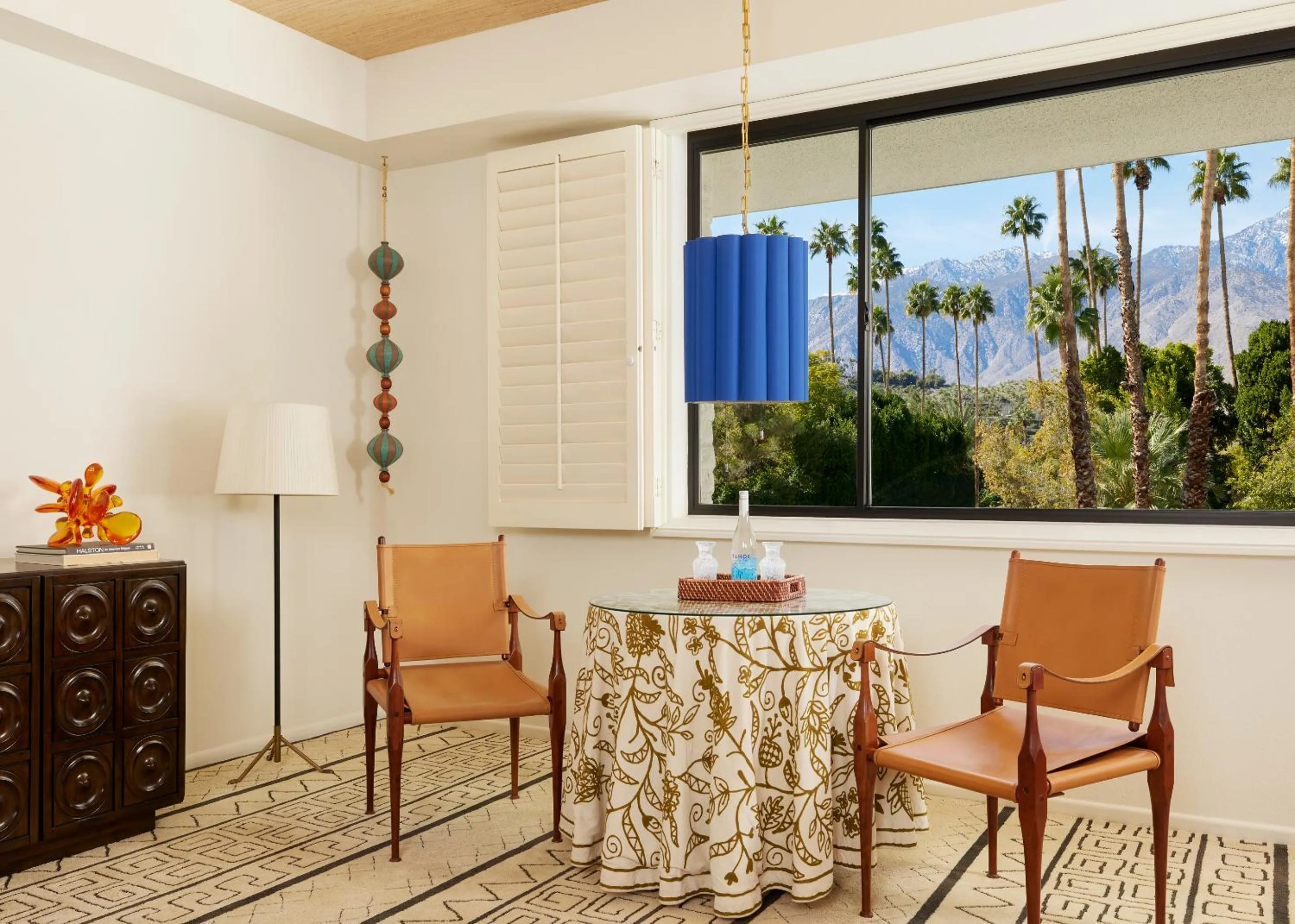 Seating area in Parker Palm Springs