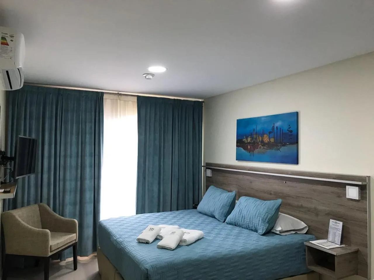 Bed in ILLIA 121 APART HOTEL