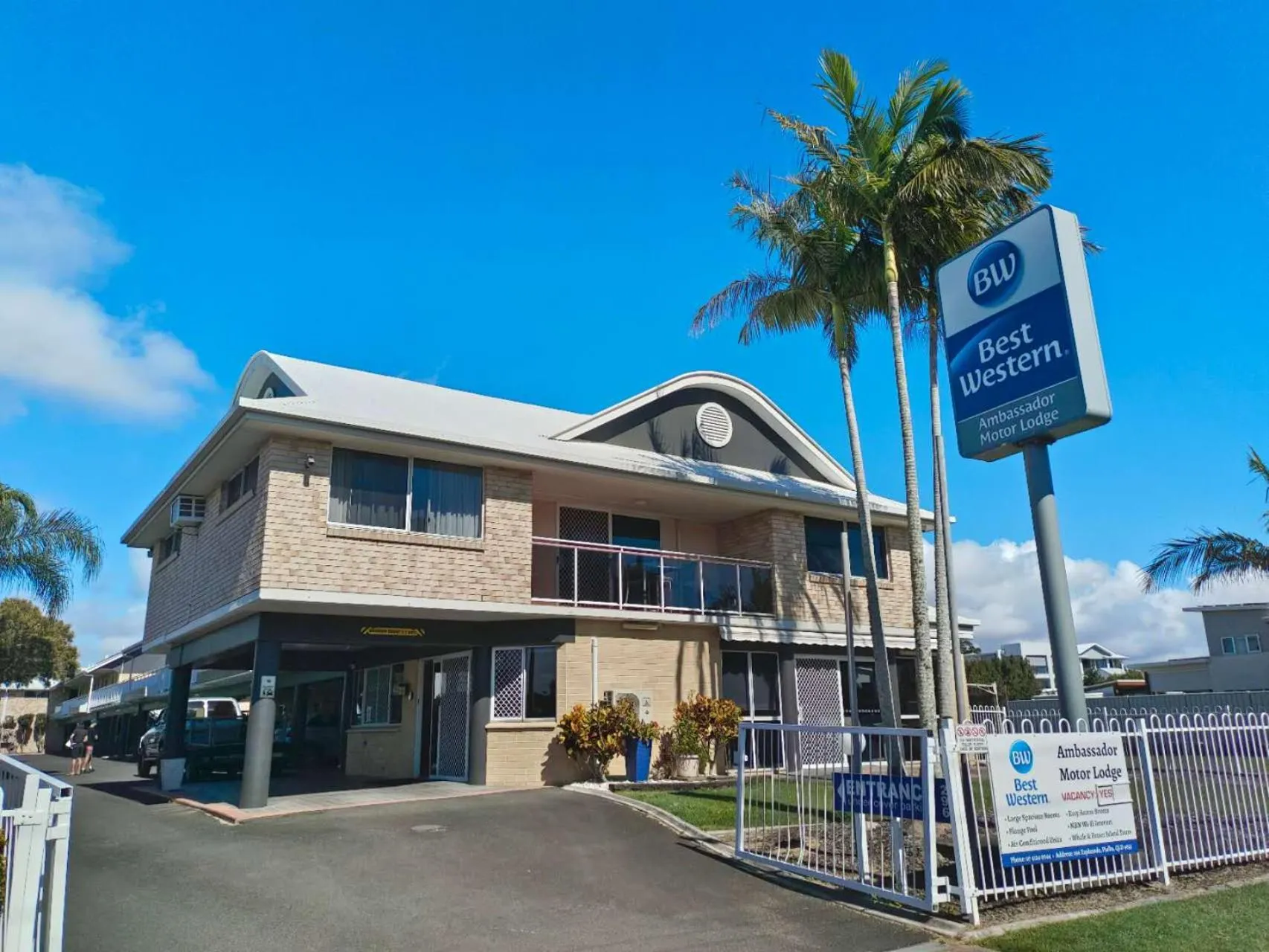 Property building in Best Western Ambassador Motor Lodge
