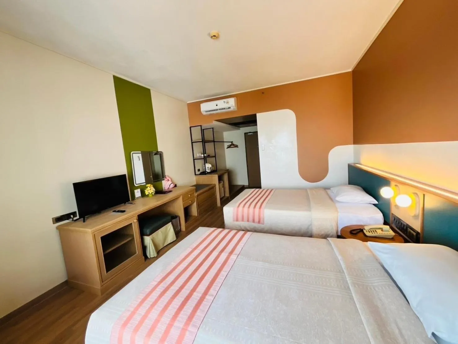 Bed in Asia Cha-am Hotel