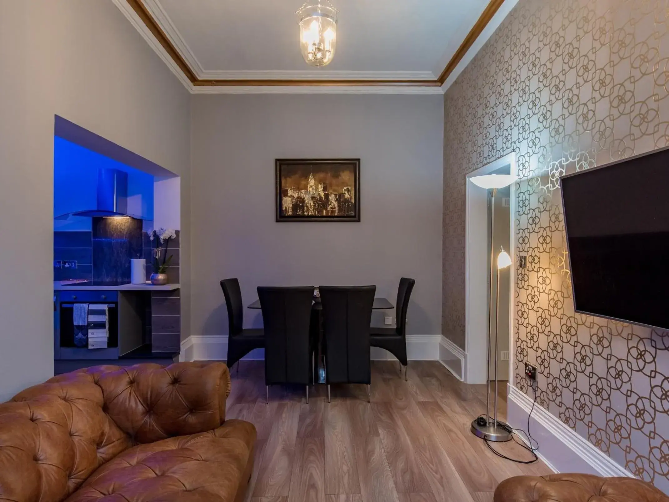 Living room in Church Lane Apartments Living room in Church Lane Apartments