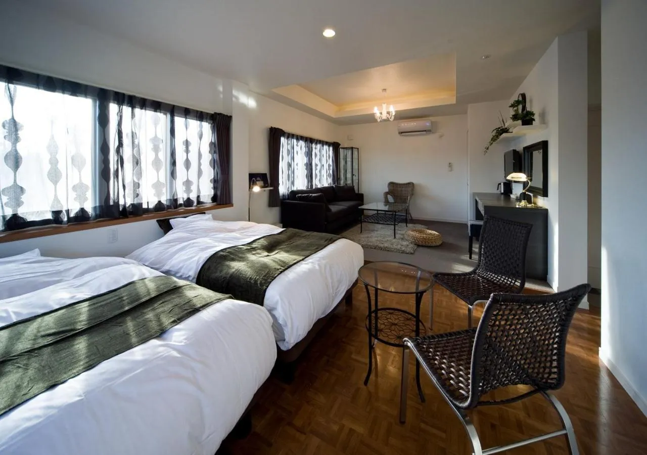 Bed in Holiday House Green Garden