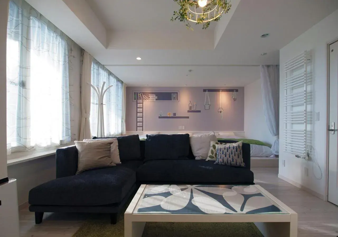 Living room in Holiday House Green Garden Living room in Holiday House Green Garden