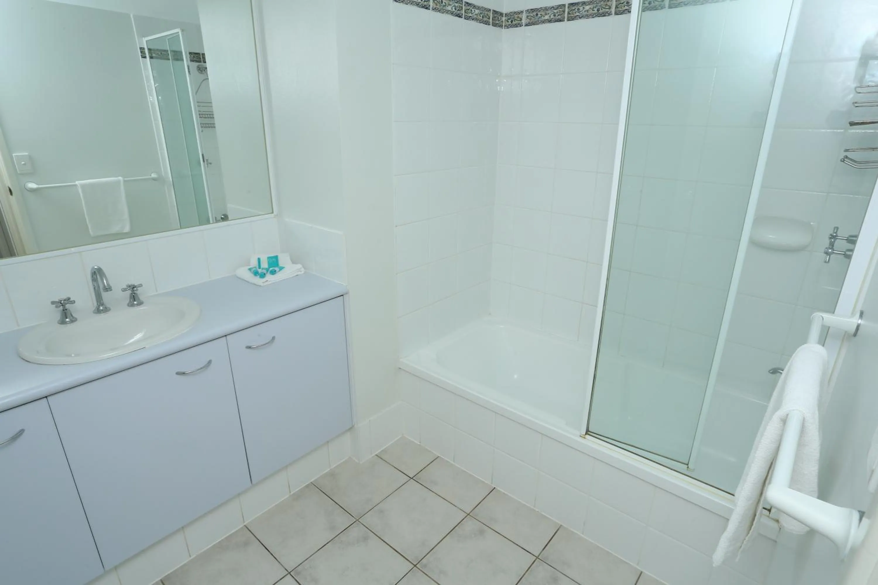 Bathroom in San Marino by the Sea Apartments