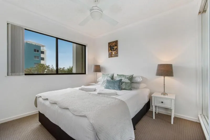 Bed in San Marino by the Sea Apartments