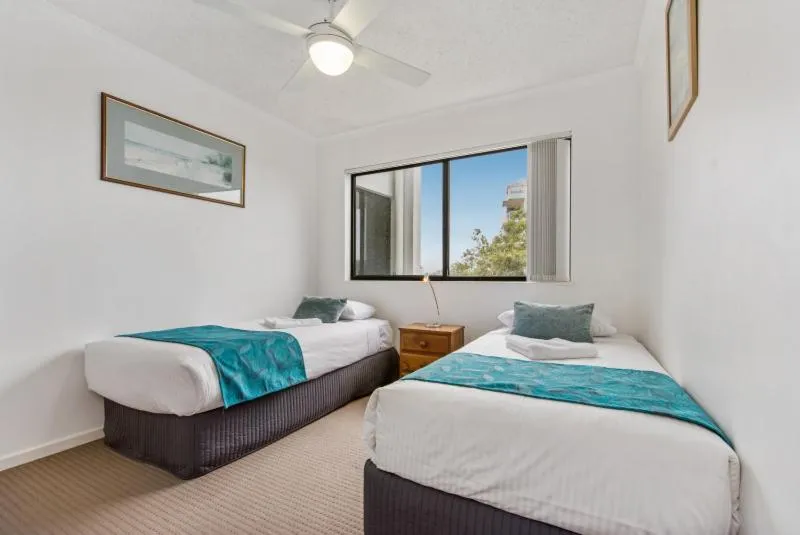 Bed in San Marino by the Sea Apartments