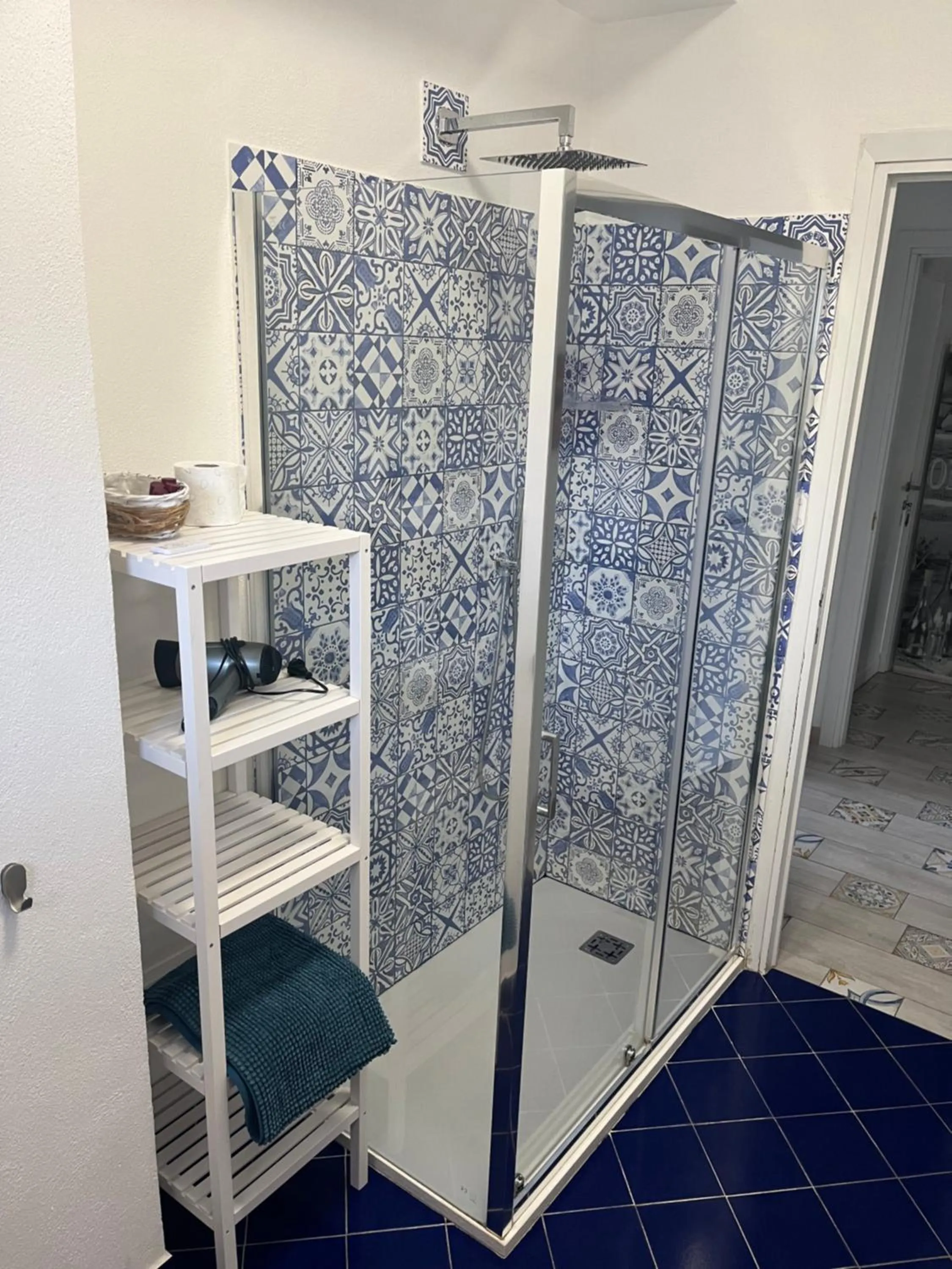 Shower in Villa Luisa B&B