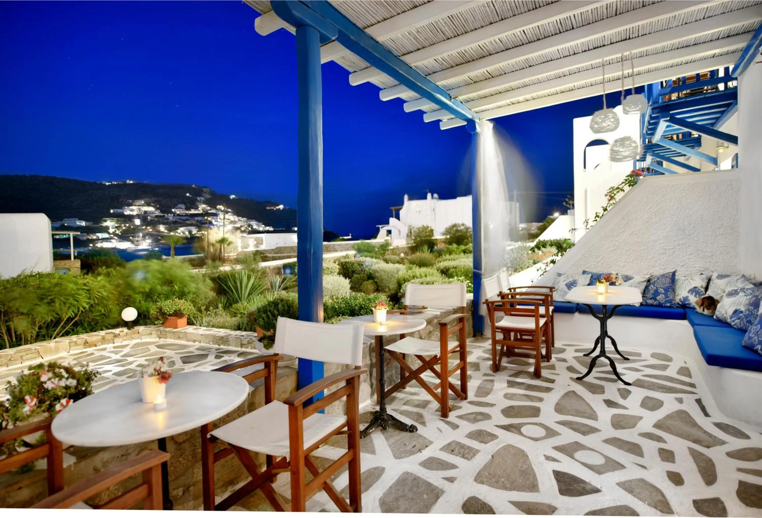 Balcony/Terrace in Erato Hotel Mykonos