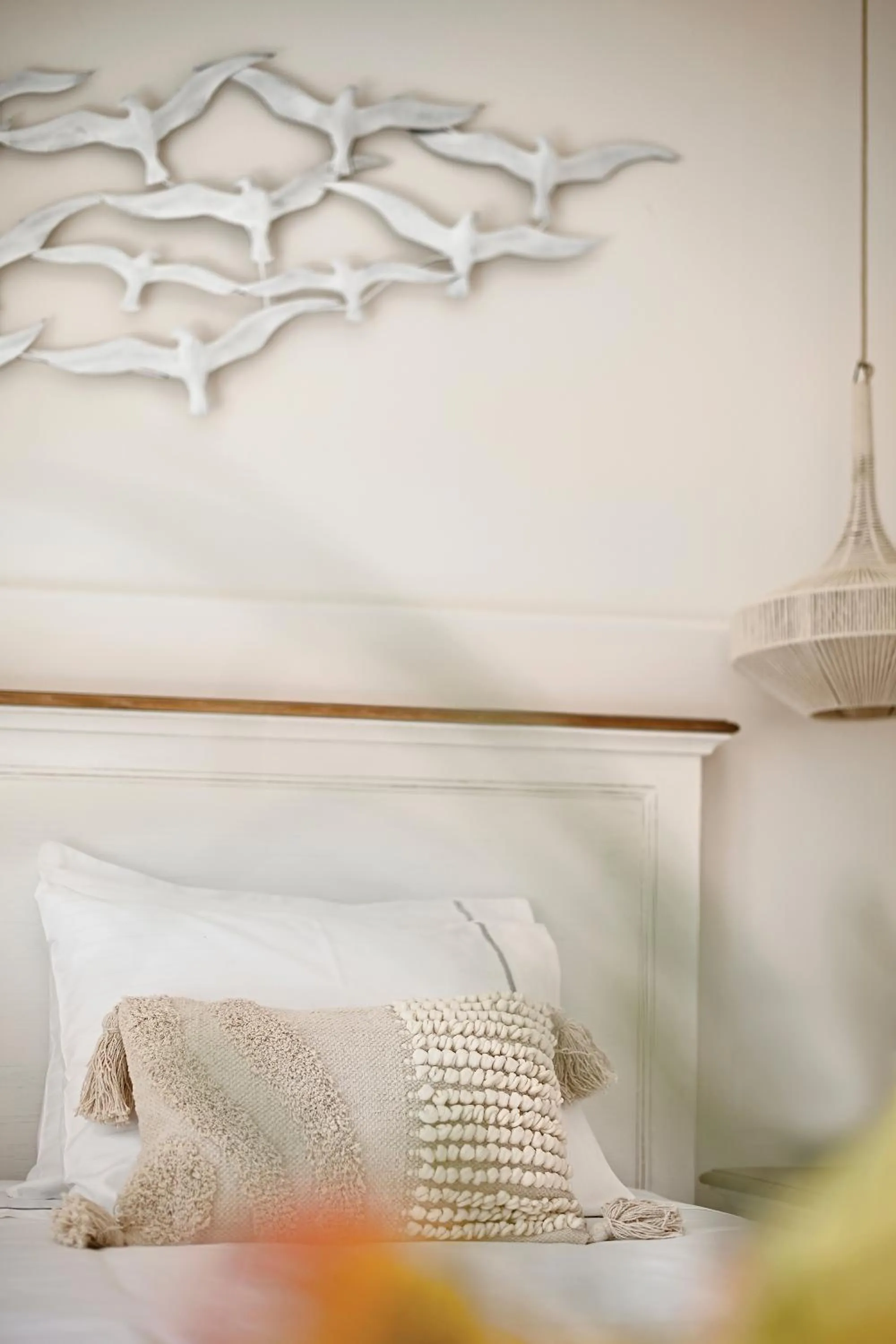 Bed in Erato Hotel Mykonos