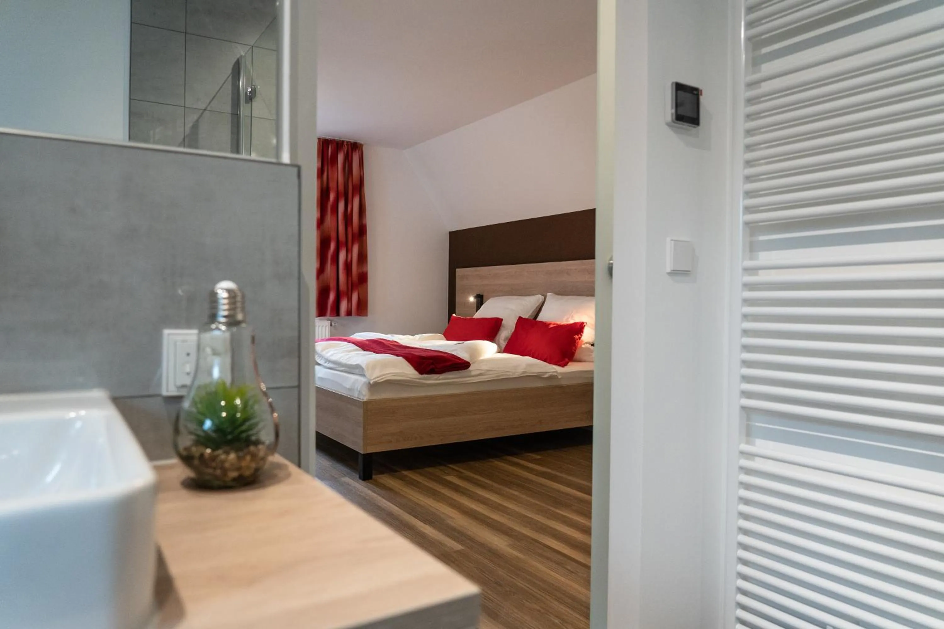 Bed in Altstadthotel Wilde Rose