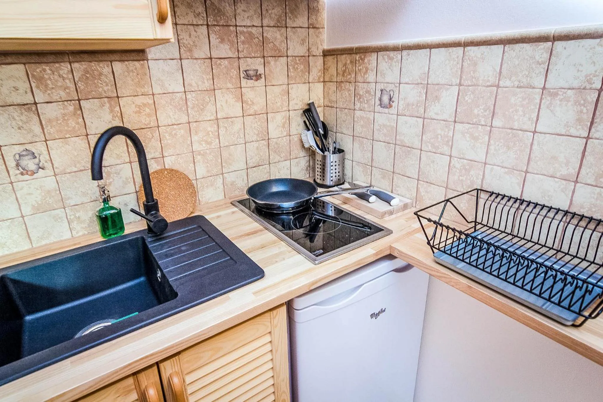 Kitchen or kitchenette in Aparthotel Pod Nosalem