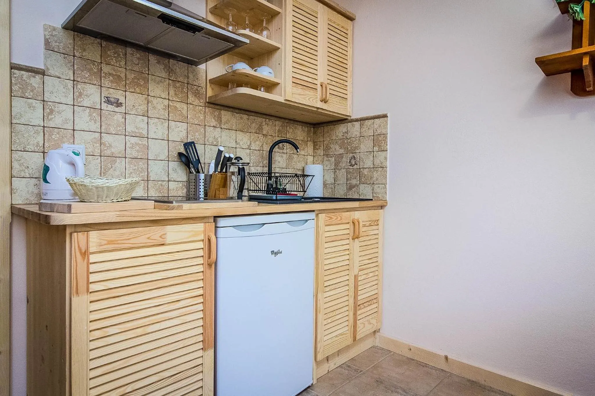 Kitchen or kitchenette in Aparthotel Pod Nosalem