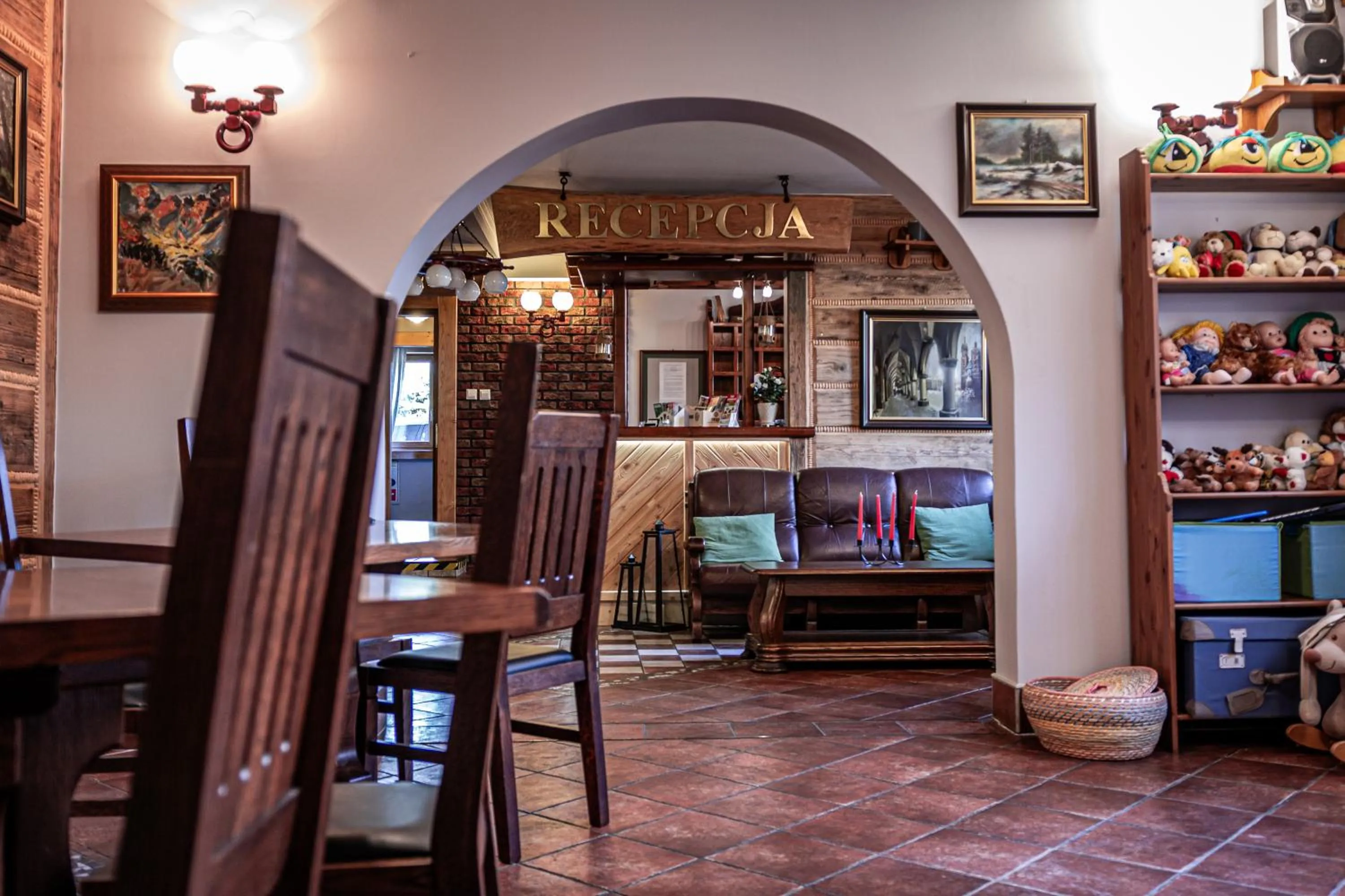 Seating area in Aparthotel Pod Nosalem