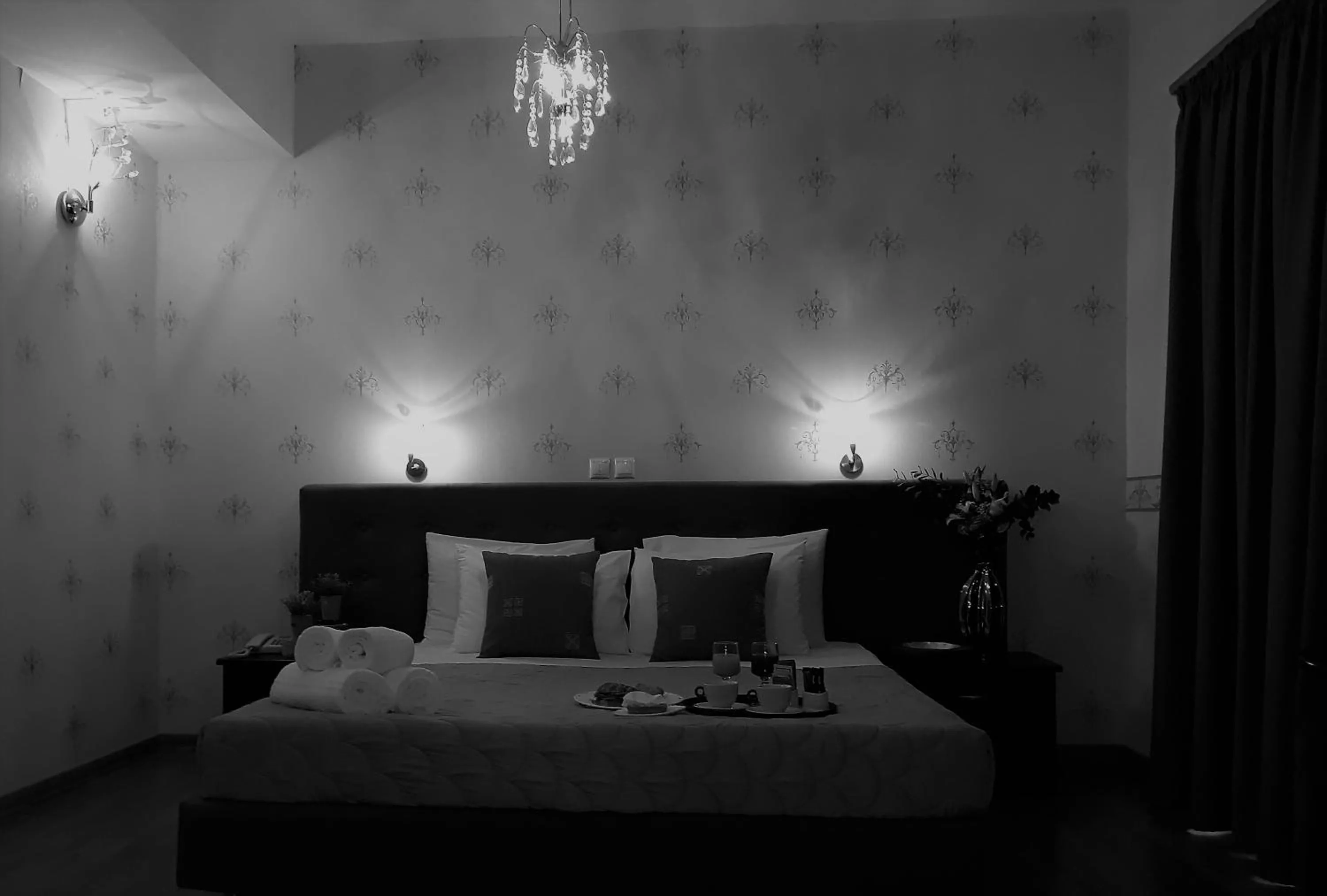 Bed in Grand Olympic Hotel Loutraki