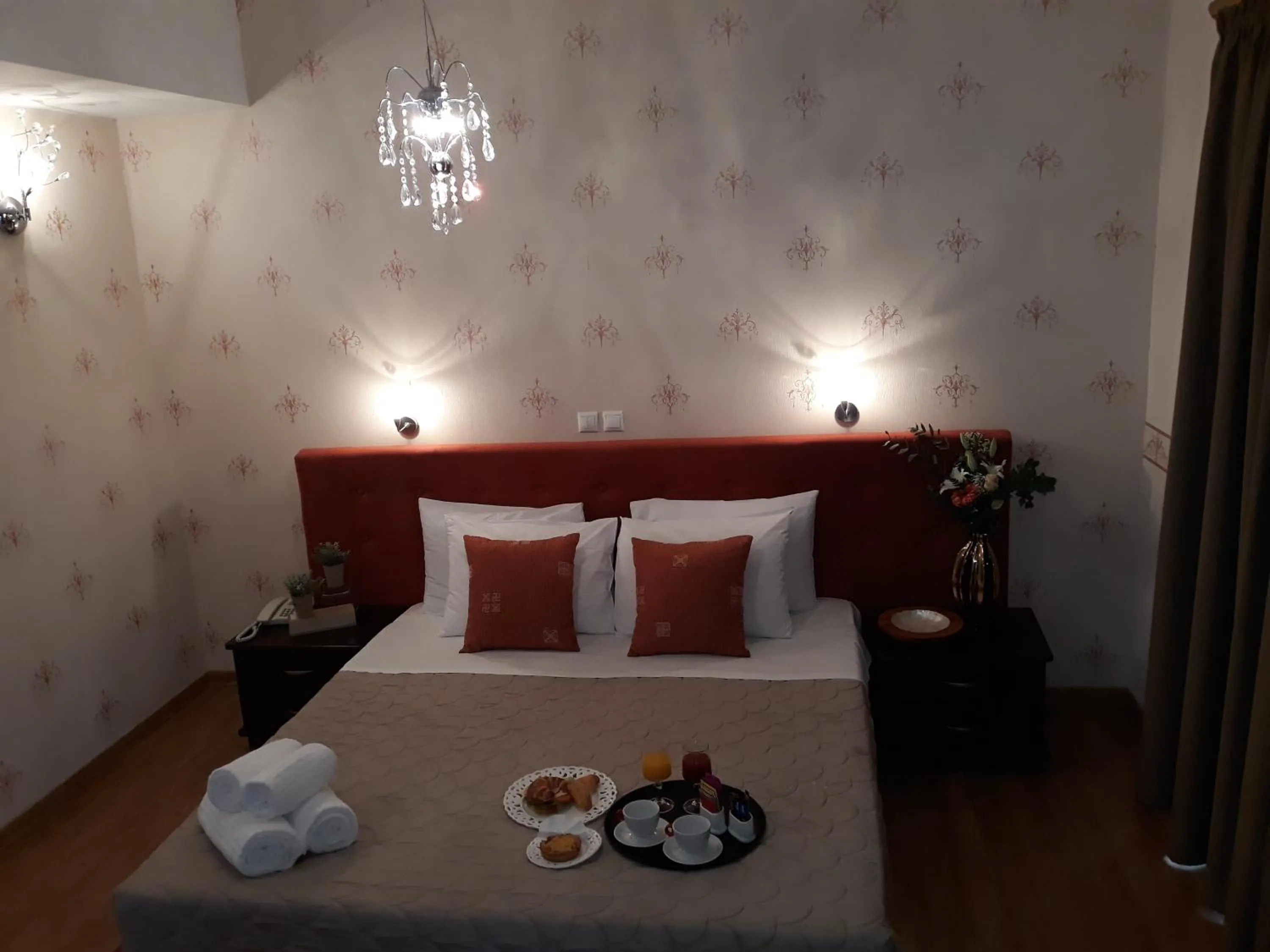 Bed in Grand Olympic Hotel Loutraki