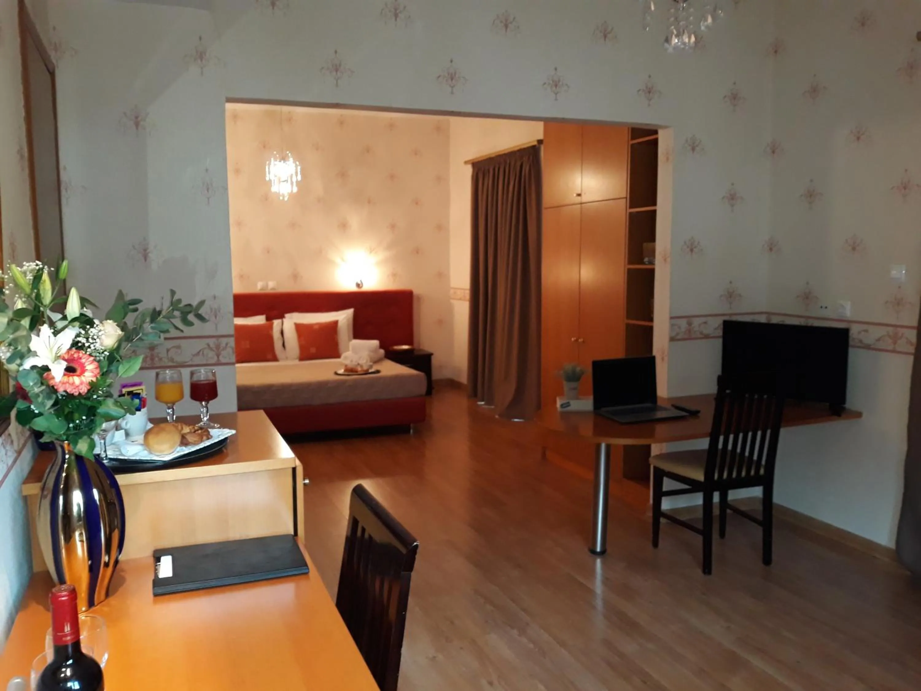 Bed in Grand Olympic Hotel Loutraki