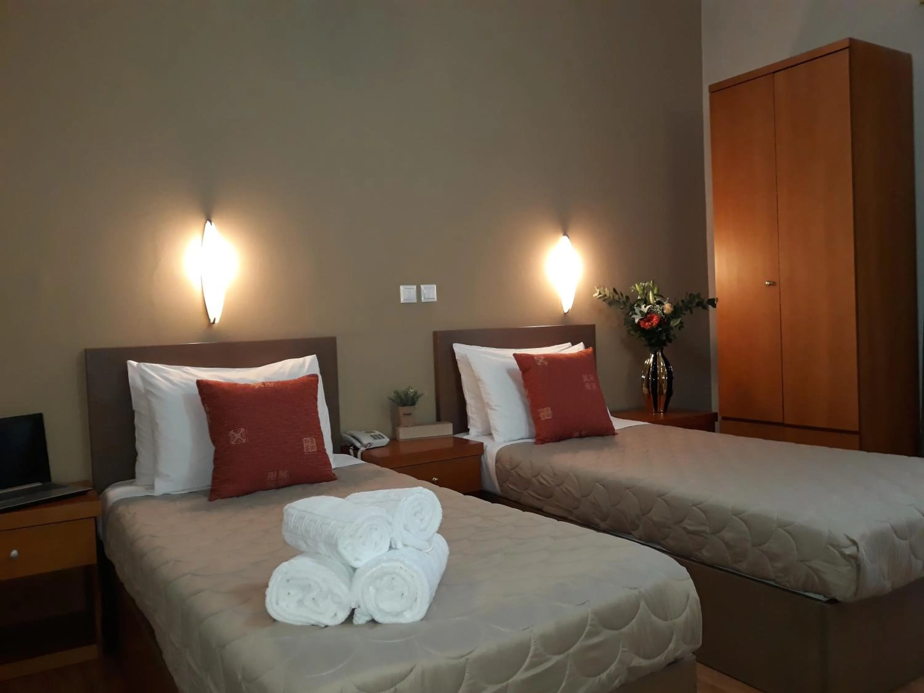 Bed in Grand Olympic Hotel Loutraki