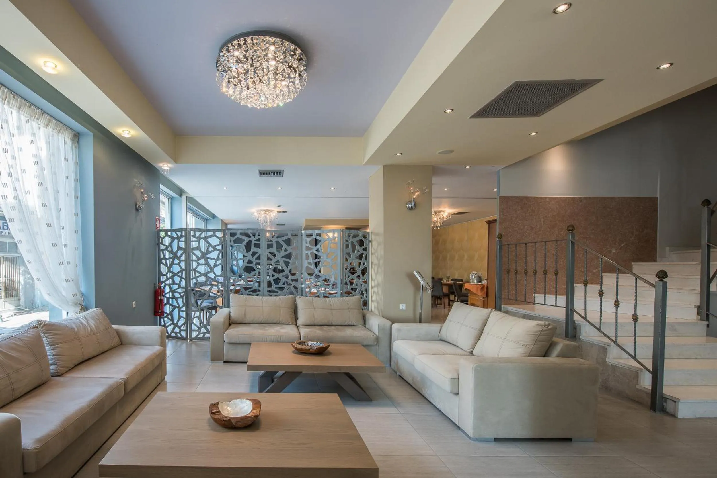 Lobby or reception in Grand Olympic Hotel Loutraki