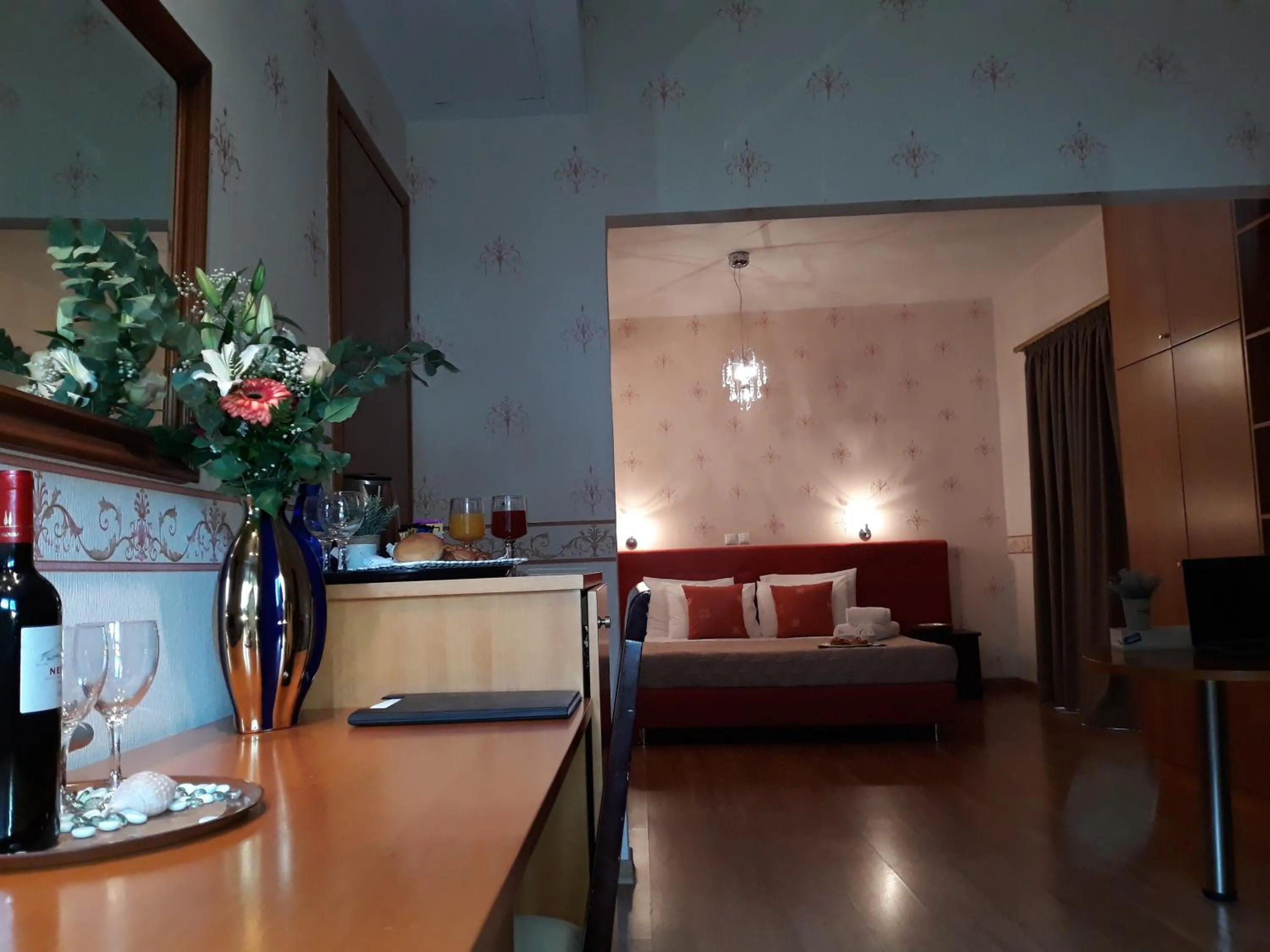 Bed in Grand Olympic Hotel Loutraki