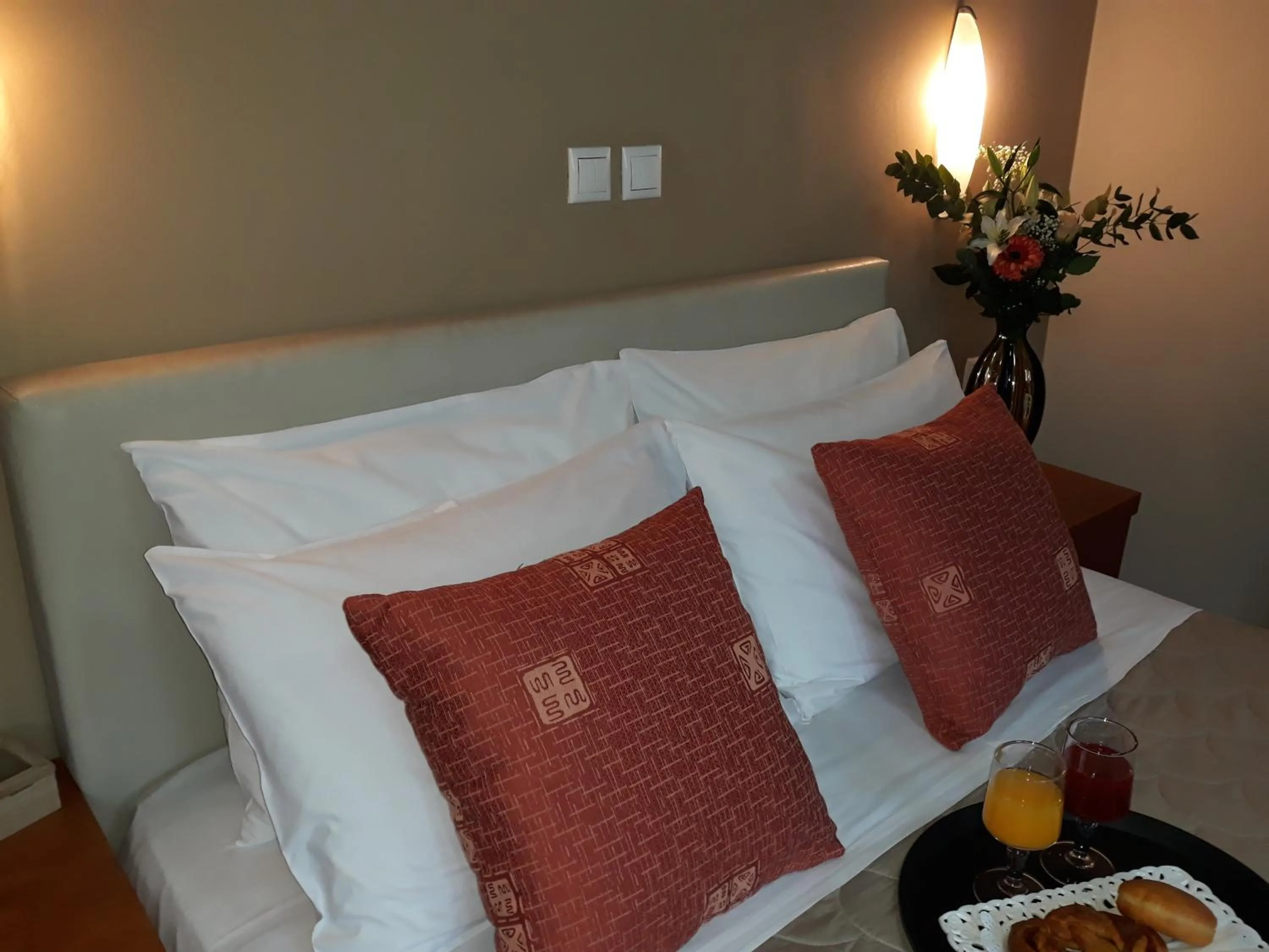 Bed in Grand Olympic Hotel Loutraki