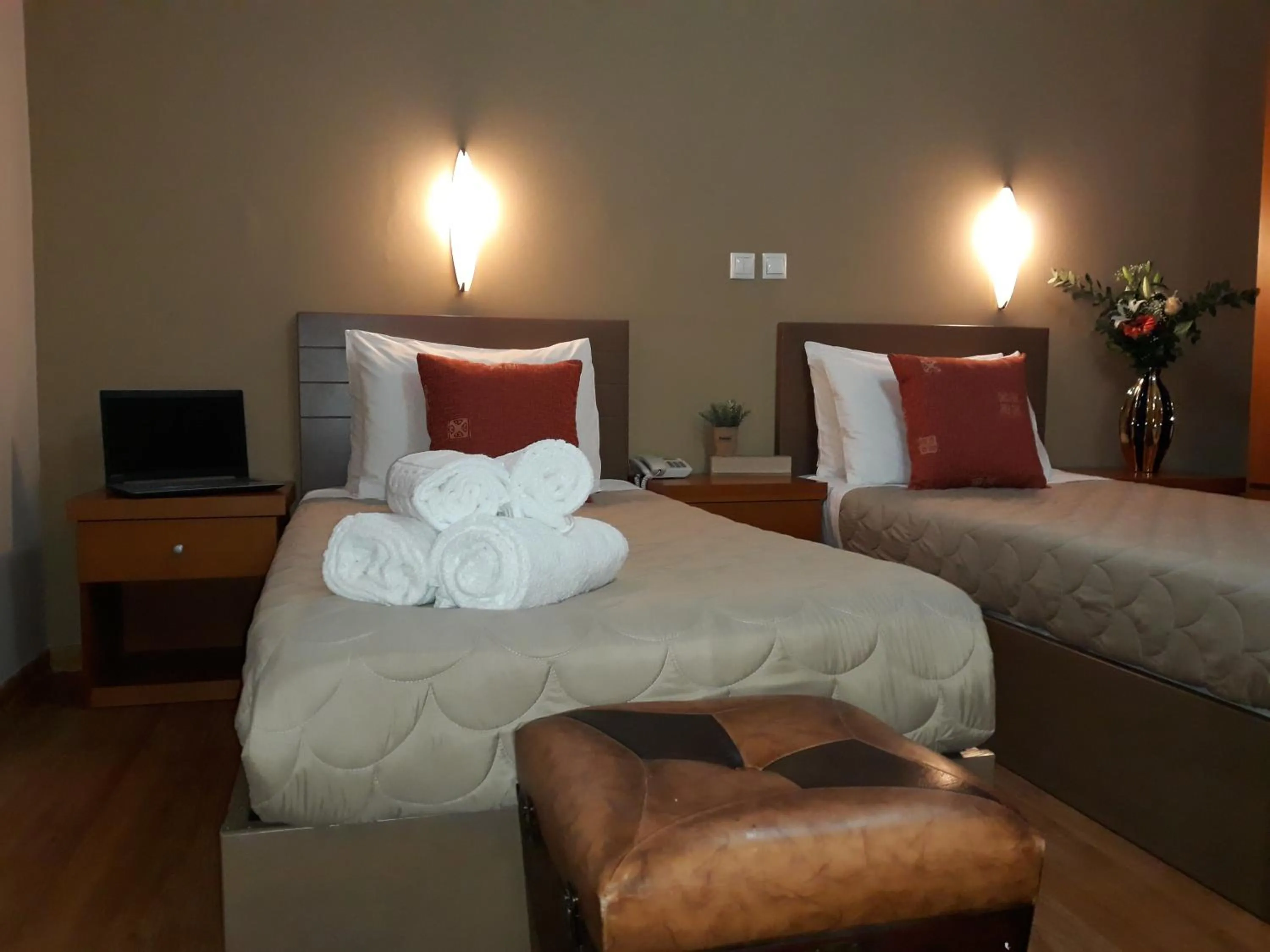 Bed in Grand Olympic Hotel Loutraki