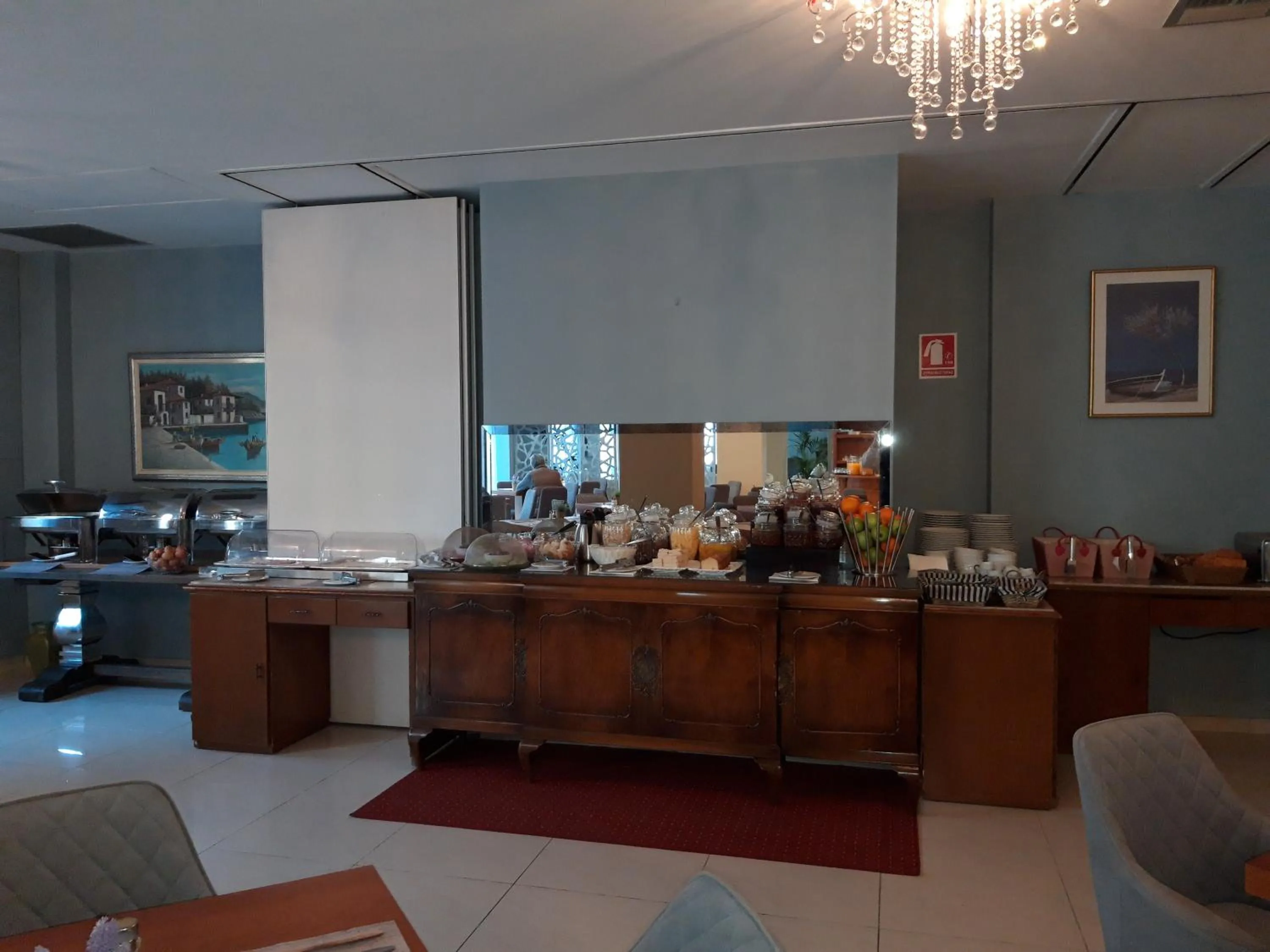 American breakfast in Grand Olympic Hotel Loutraki