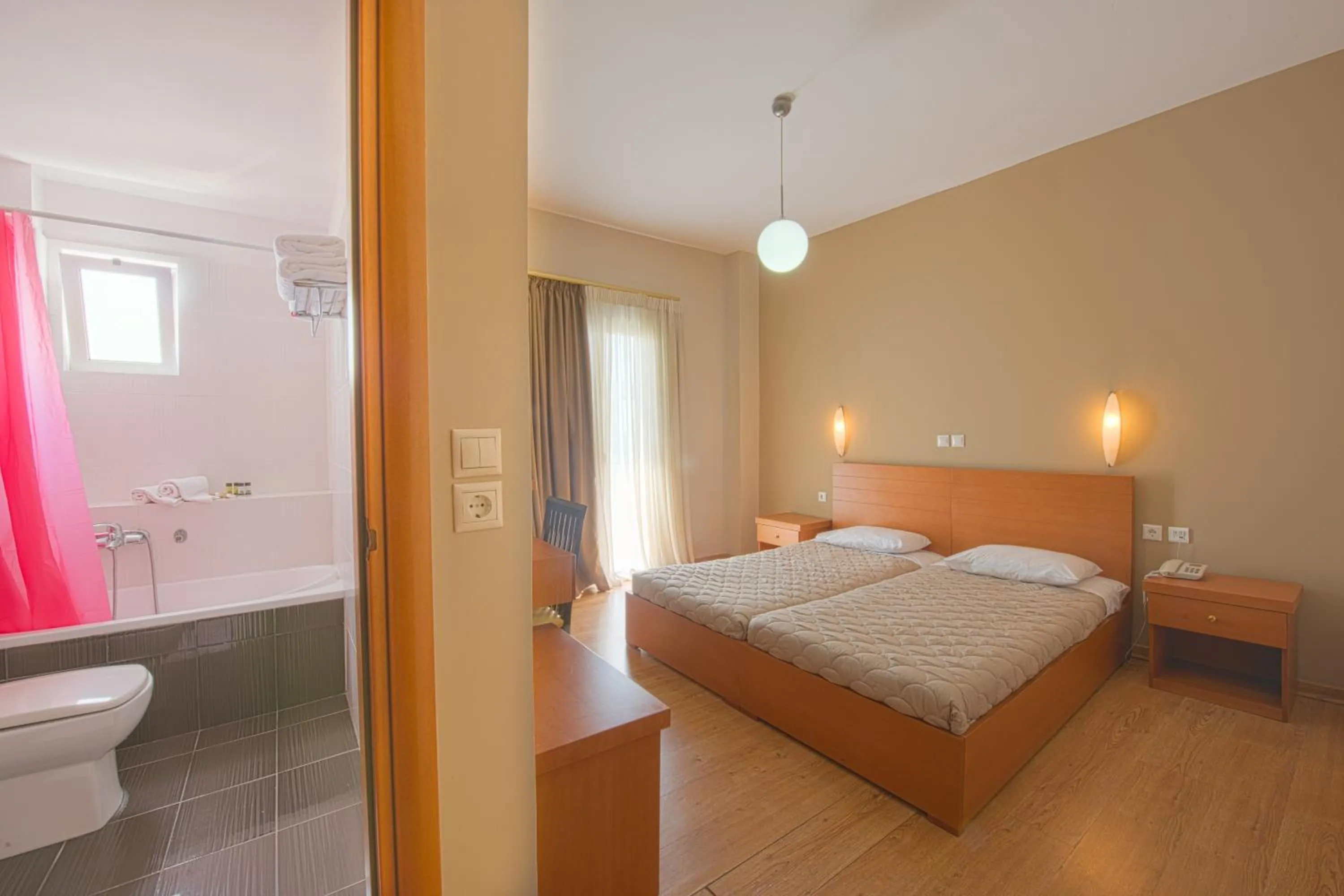 Bed in Grand Olympic Hotel Loutraki