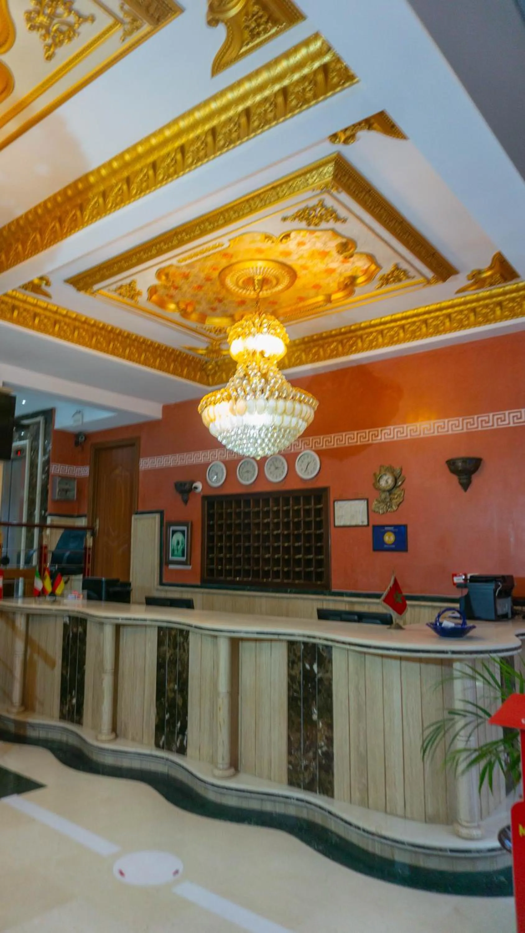 Lobby or reception in Hôtel Atenas