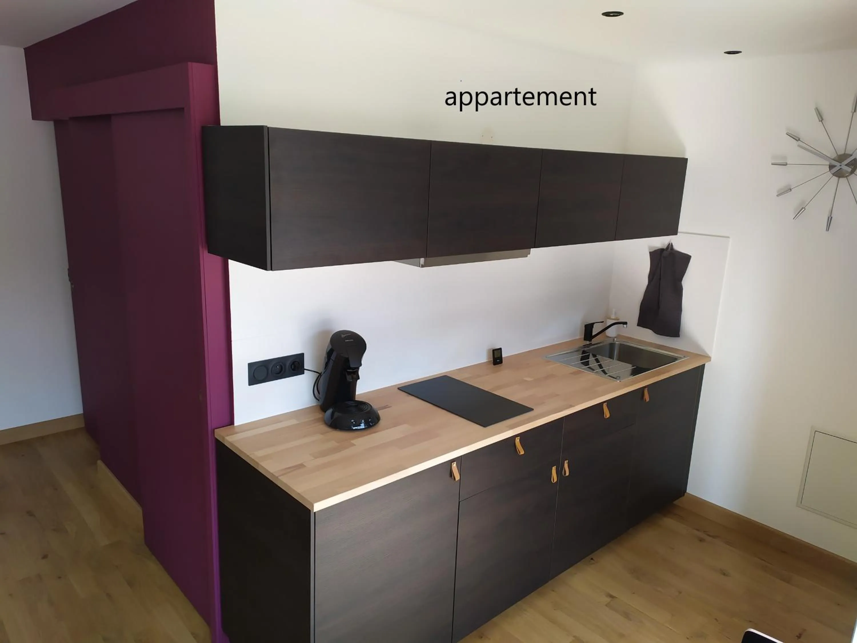 Kitchen or kitchenette in Calme et Volupté