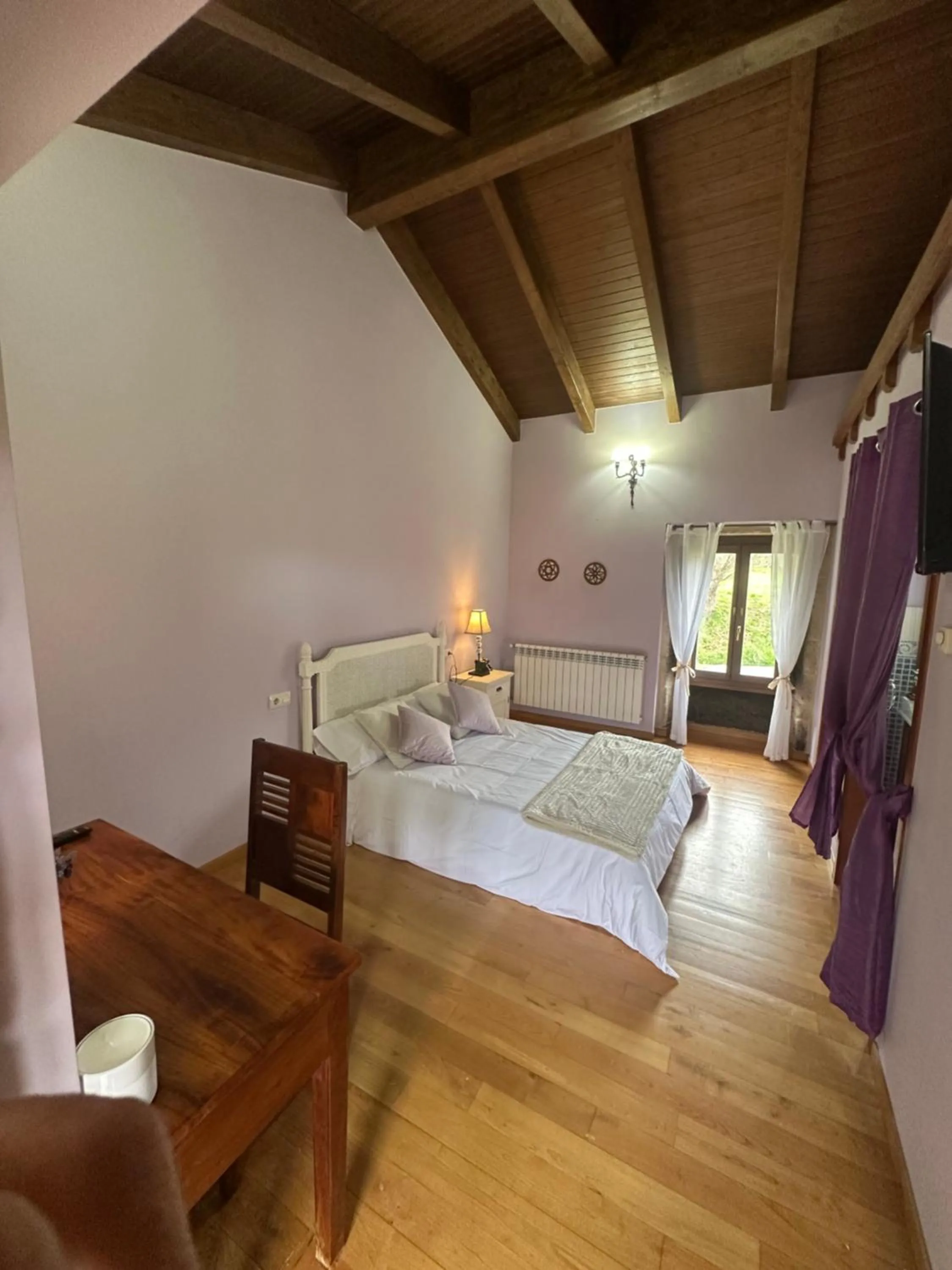 Bed in Casa Rural Anxeliña